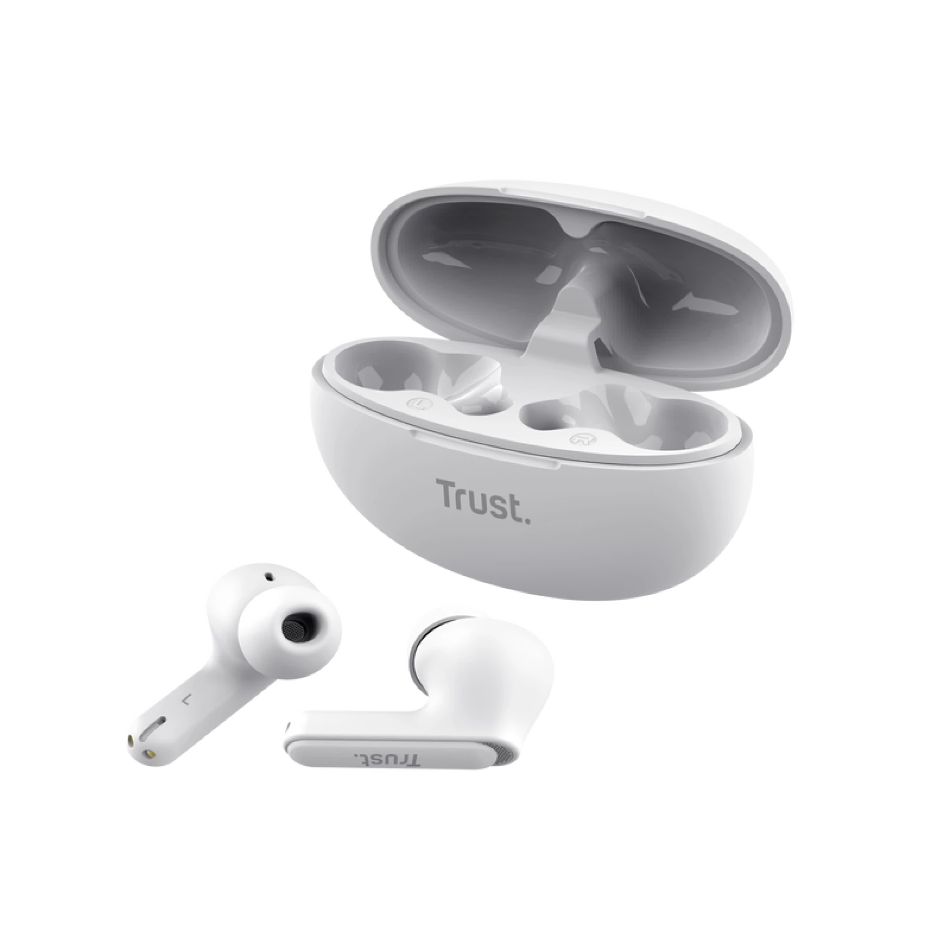 Trust YAVI bele bluetooth slušalice