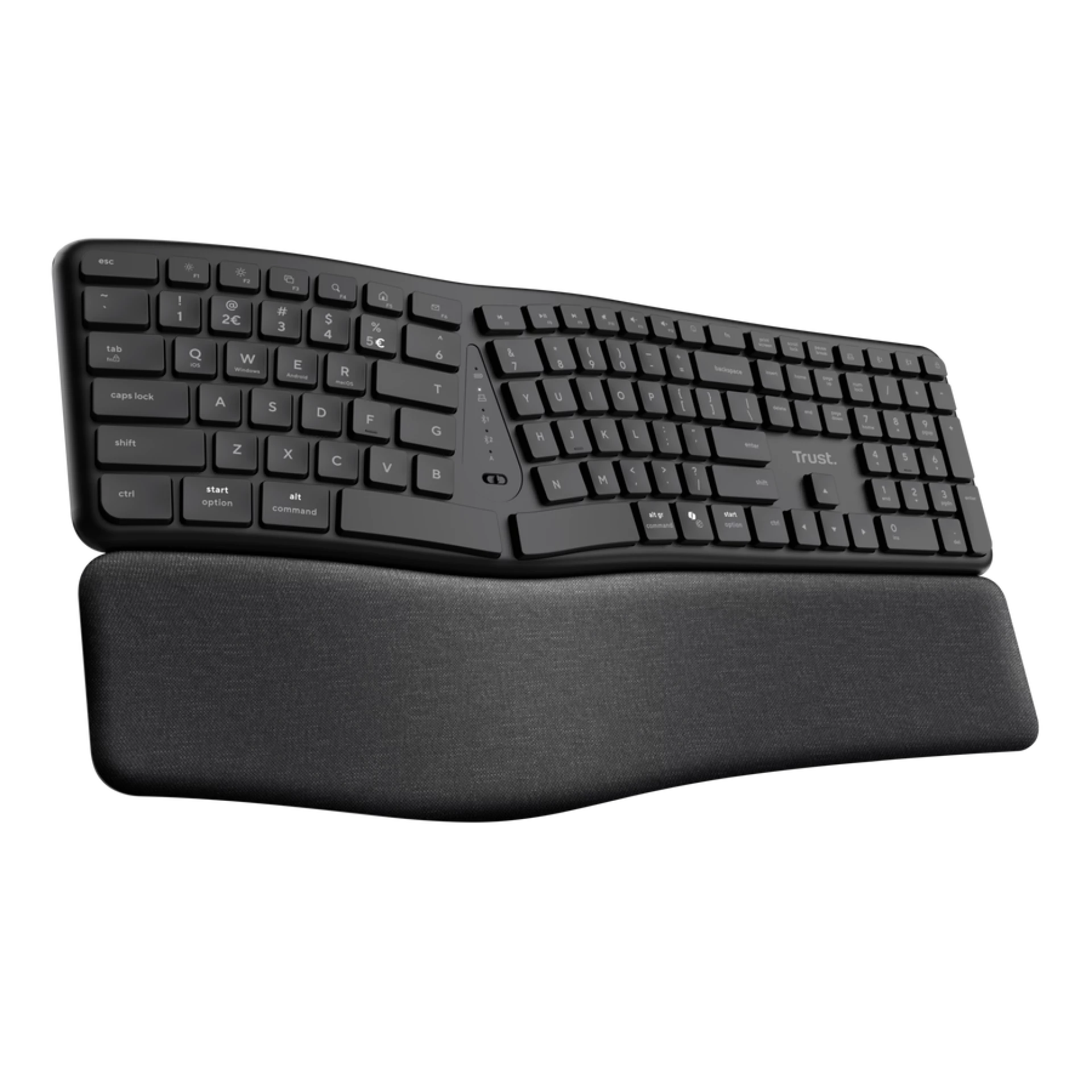 Trust Tastatura Keyra Ergo Multi Wireless