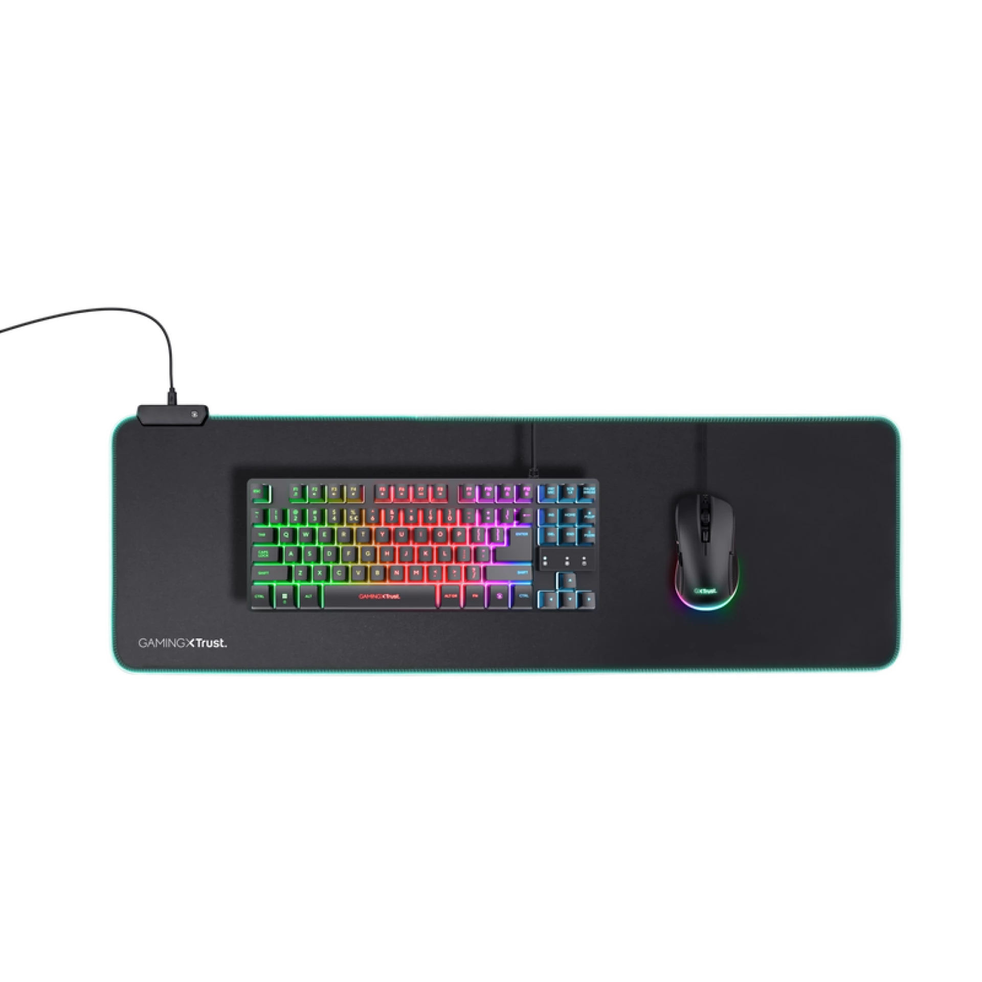 TRUST GAMING PODLOGA GXT 764 GLIDE-FLEX RGB XXL  (23395)