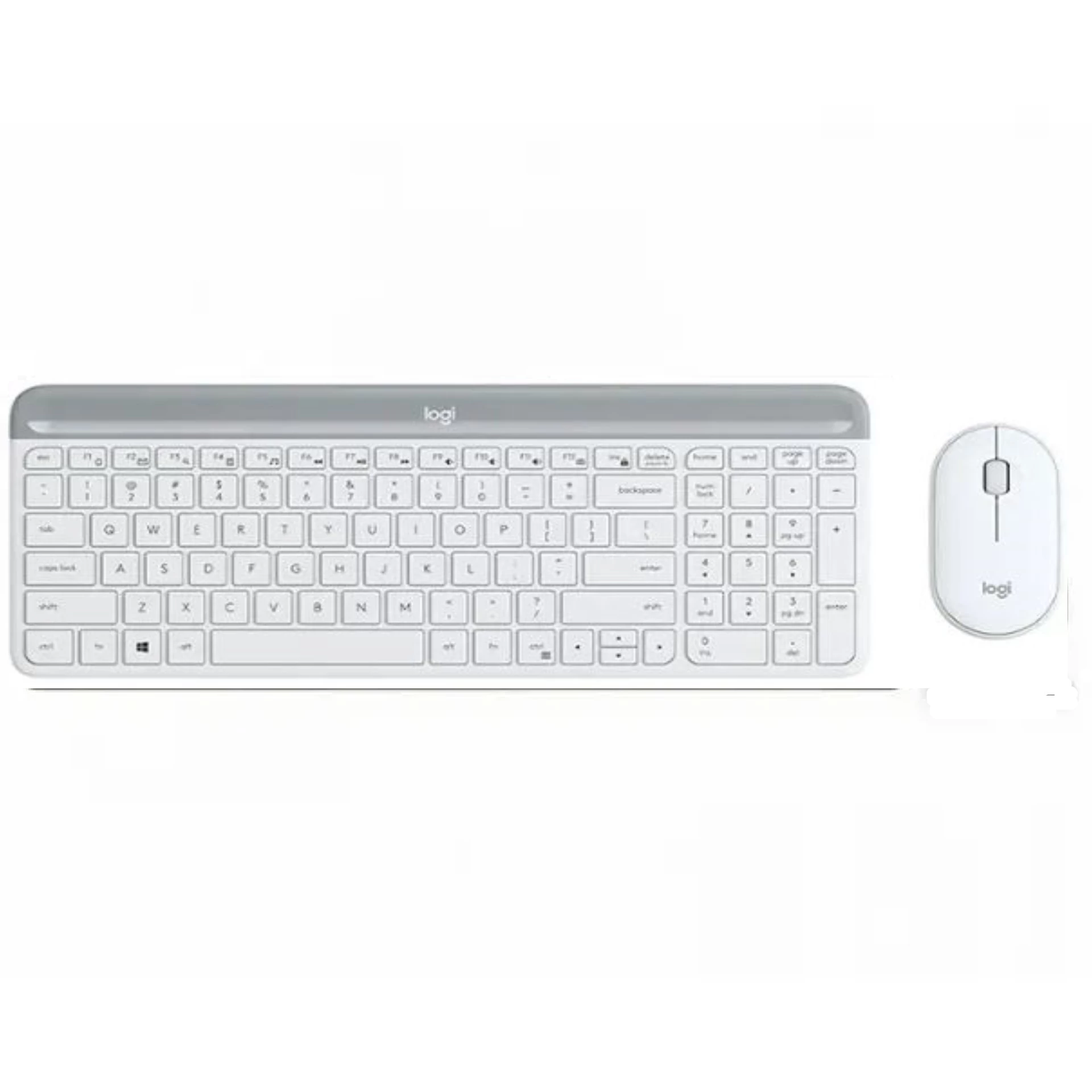 Logitech MK470 Slim 2u1 bežični beli komplet tastatura i miš US