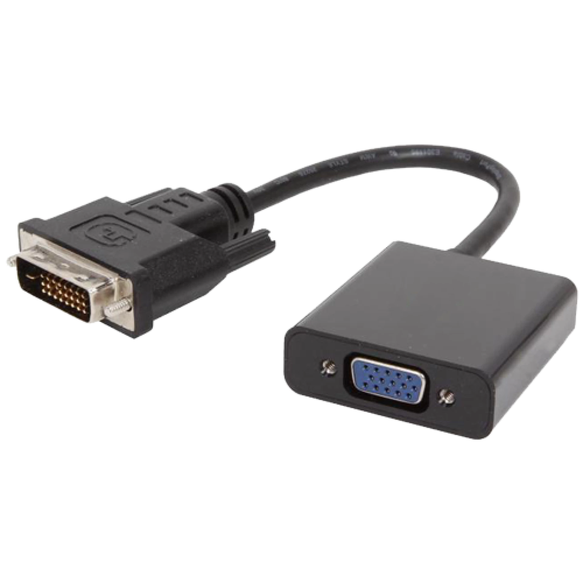FAST ASIA ADAPTER-KONVERTOR DVI-D (M) -VGA (F) CRNI
