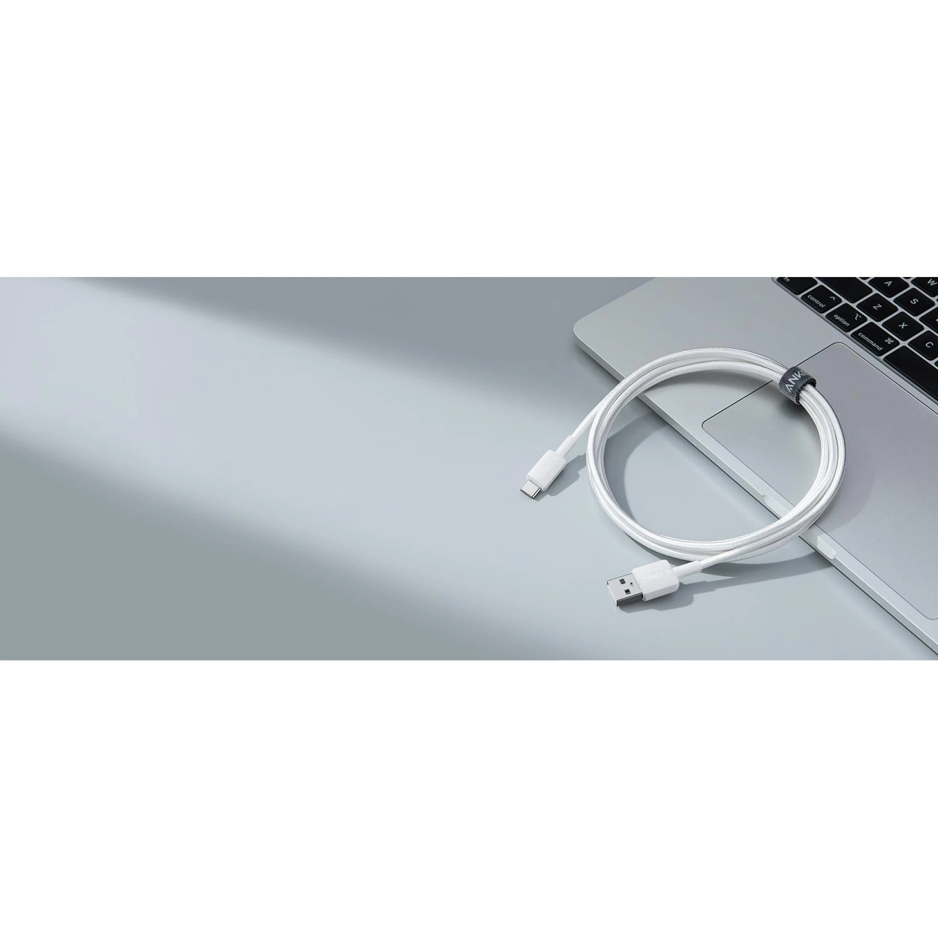 Anker Kabl 322 USB-A na USB-C 18W 480Mbp 1.8m Braided Bela