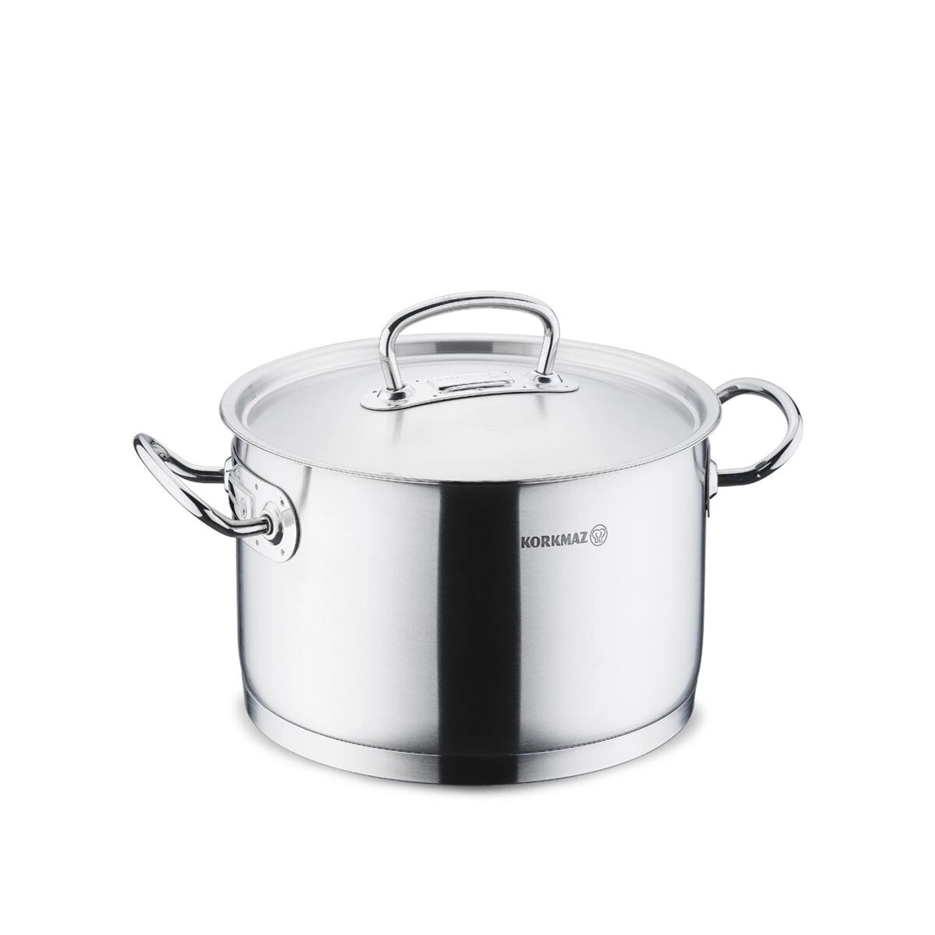 KORKMAZ ŠERPA SA POKLOPCEM PROLINE  24x14cm INOX(A1162)