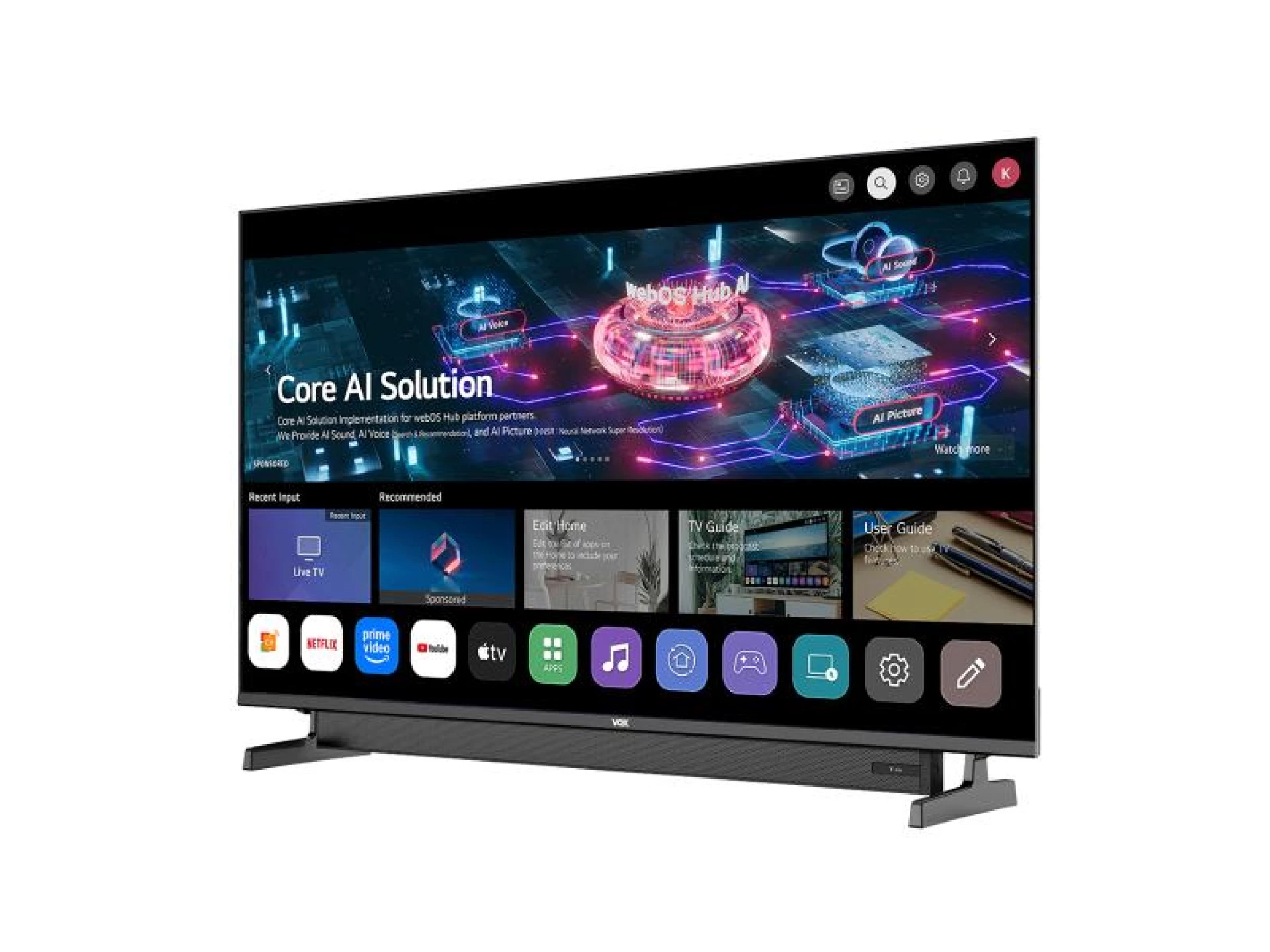 Vox 43WSB684F Smart TV 43" Full HD, 43" DVB-T2