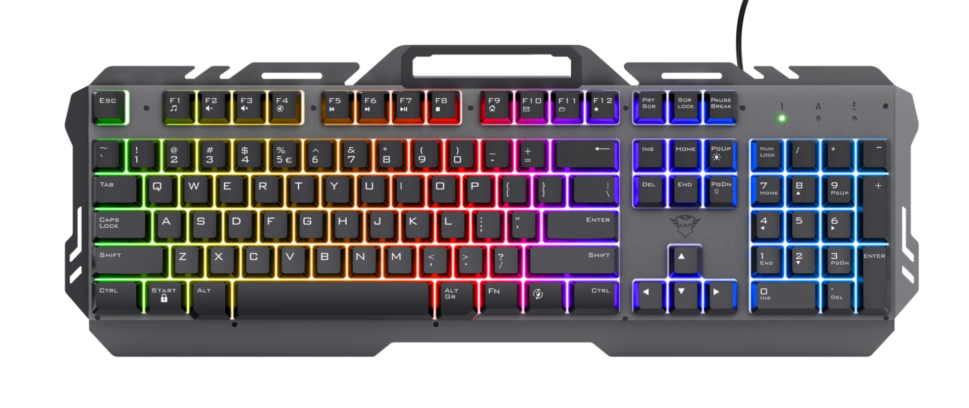 TRUST GXT 853 ESCA METAL TASTATURA US