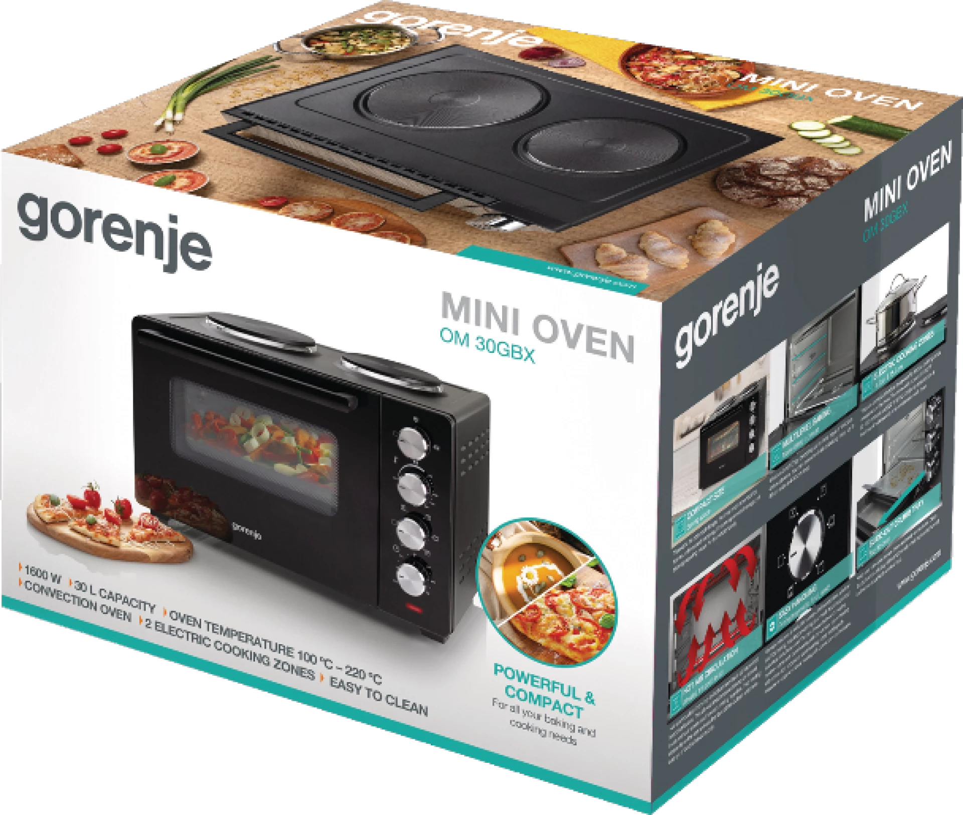 Gorenje Električni mini šporet OM30GBX