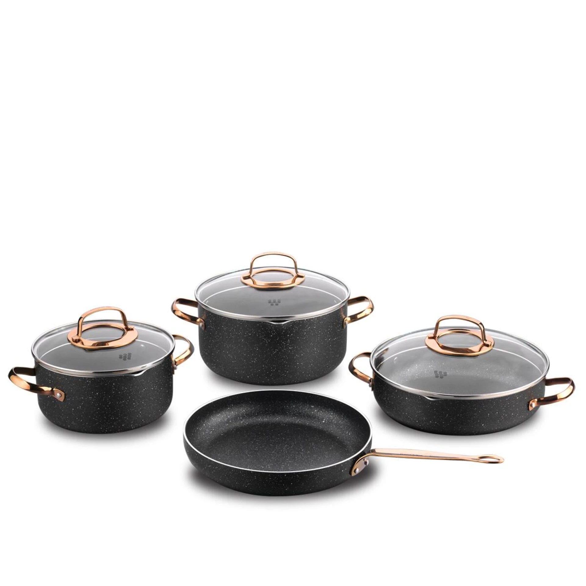 KORKMAZ SET POSUĐA OD 7 DELOVA GALAXY GOLD (A1372)