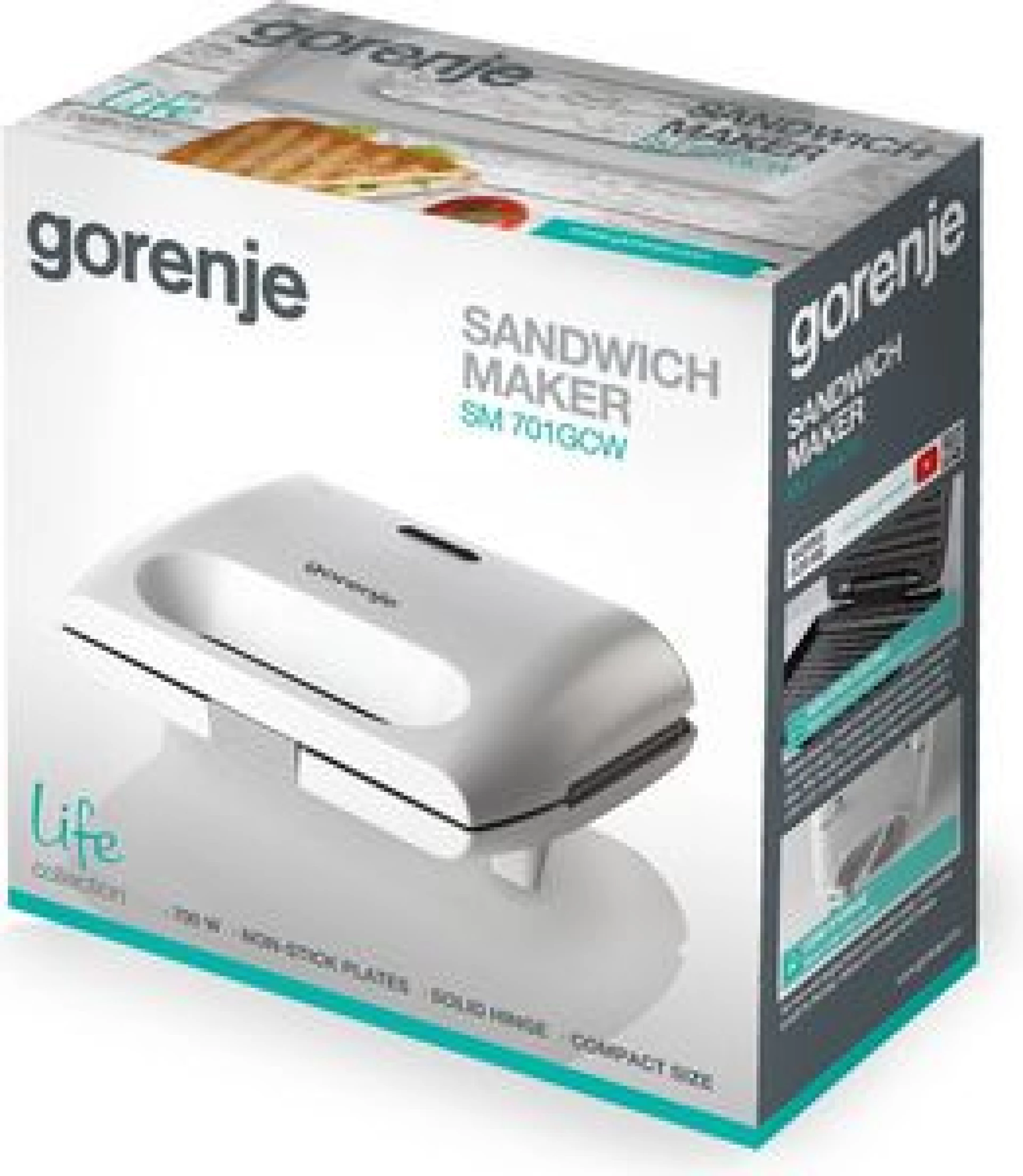 Gorenje Preklopni toster SM701GCW