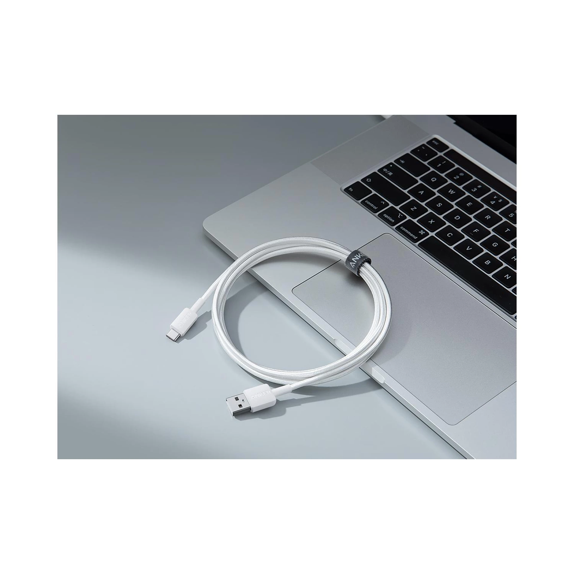 Anker Kabl 322 USB-A na USB-C 18W 480Mbp 1.8m Braided Bela