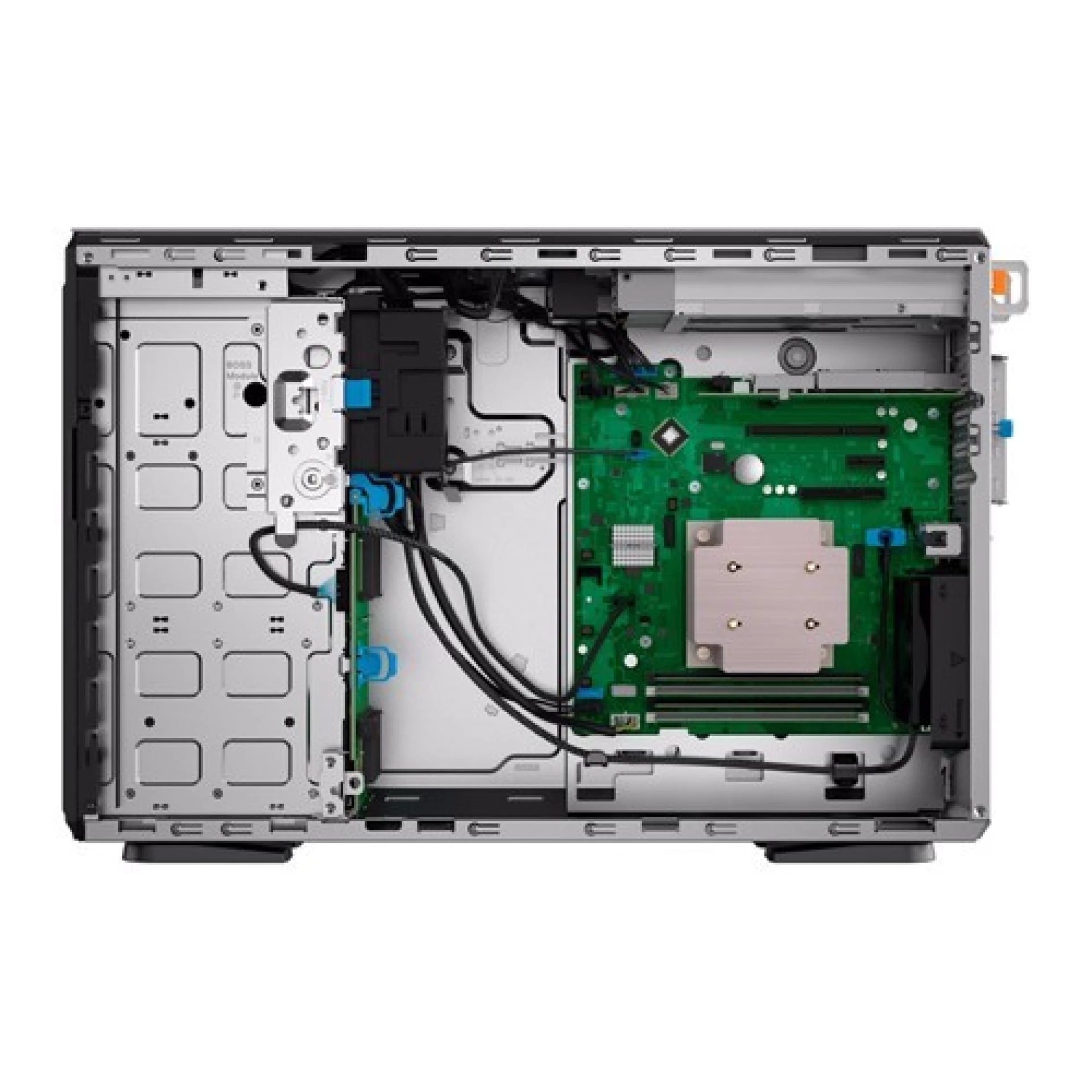 Dell PowerEdge T360 Xeon 6353P 8C 32GB 2x960GB SSD H755 700W 1+1 tower server sa šinama