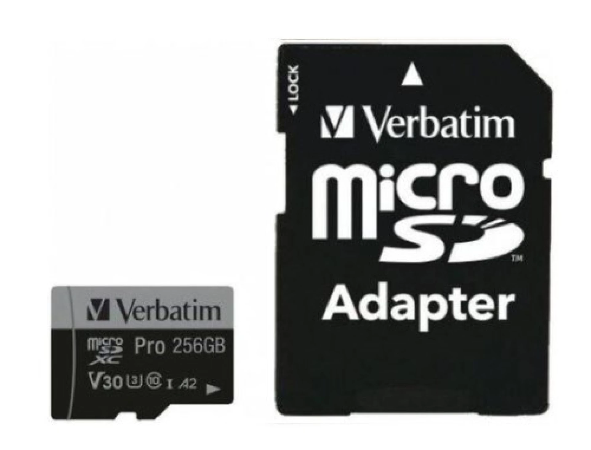 Verbatim Pro micro SDXC Class 10 memorijska kartica sa adapterom 256GB