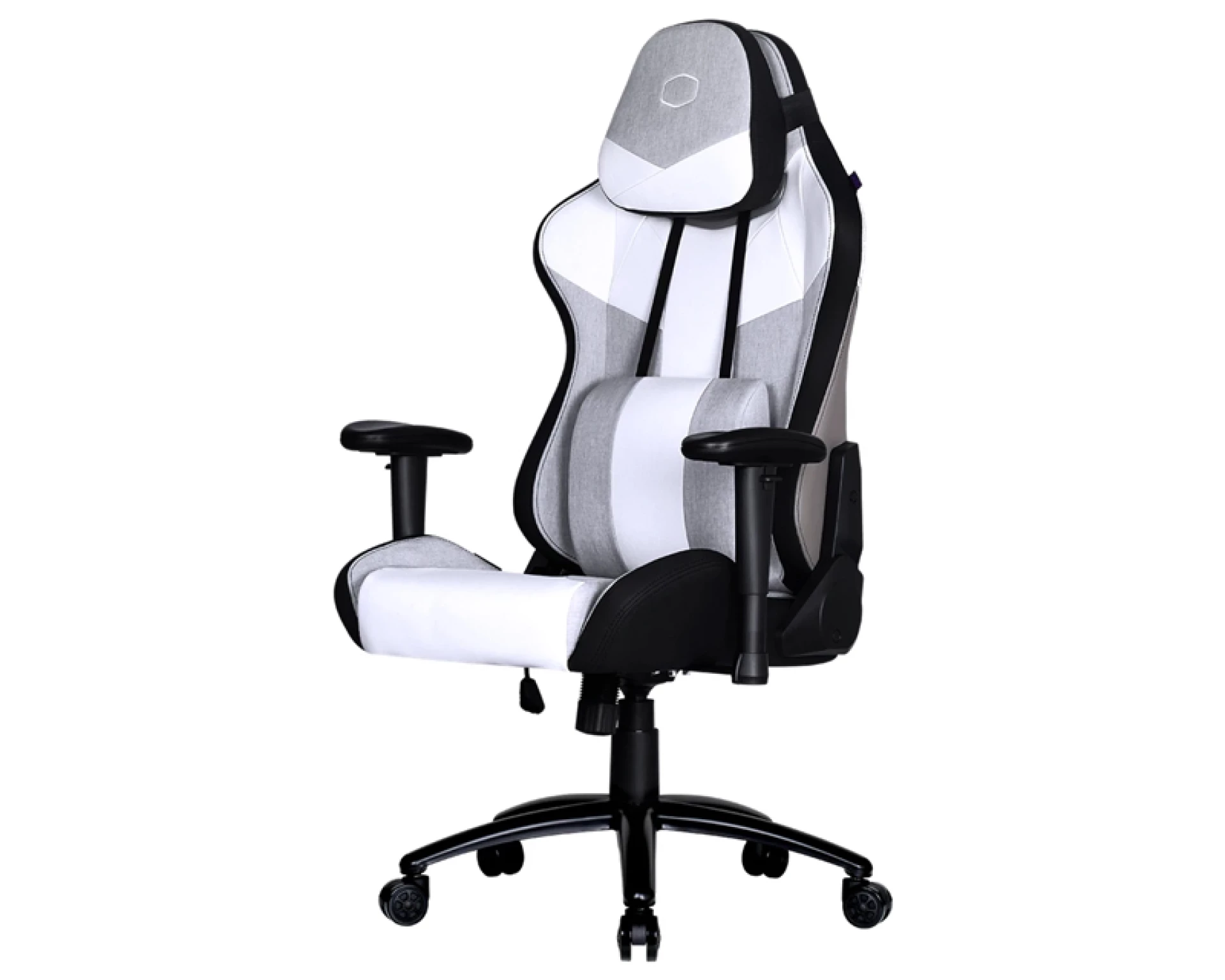 Cooler Matester Caliber R3C  gejmerska stolica sivo-bela