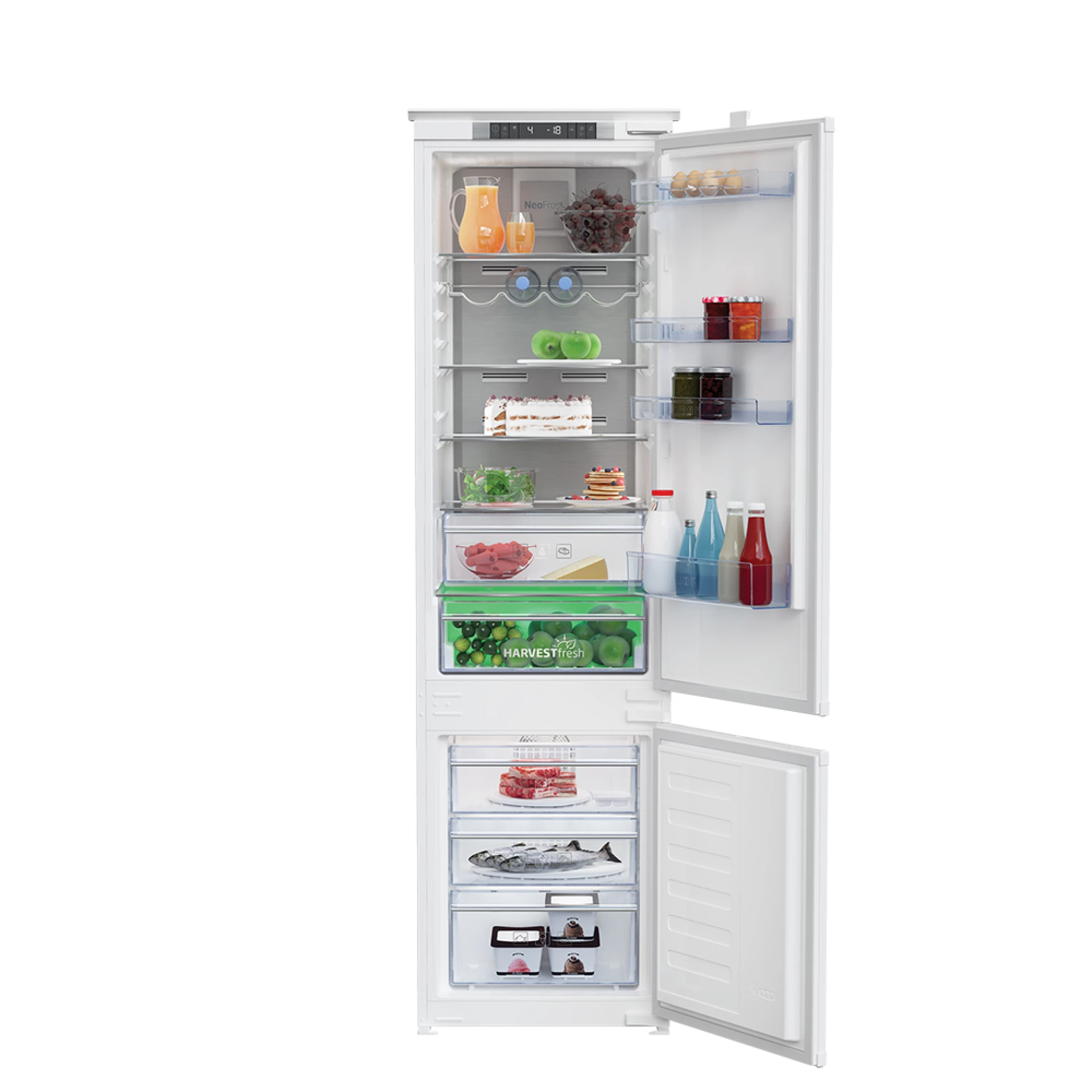 Beko Ugradni kombinovani frižider BCNA306E4SN ProSmart Inverter