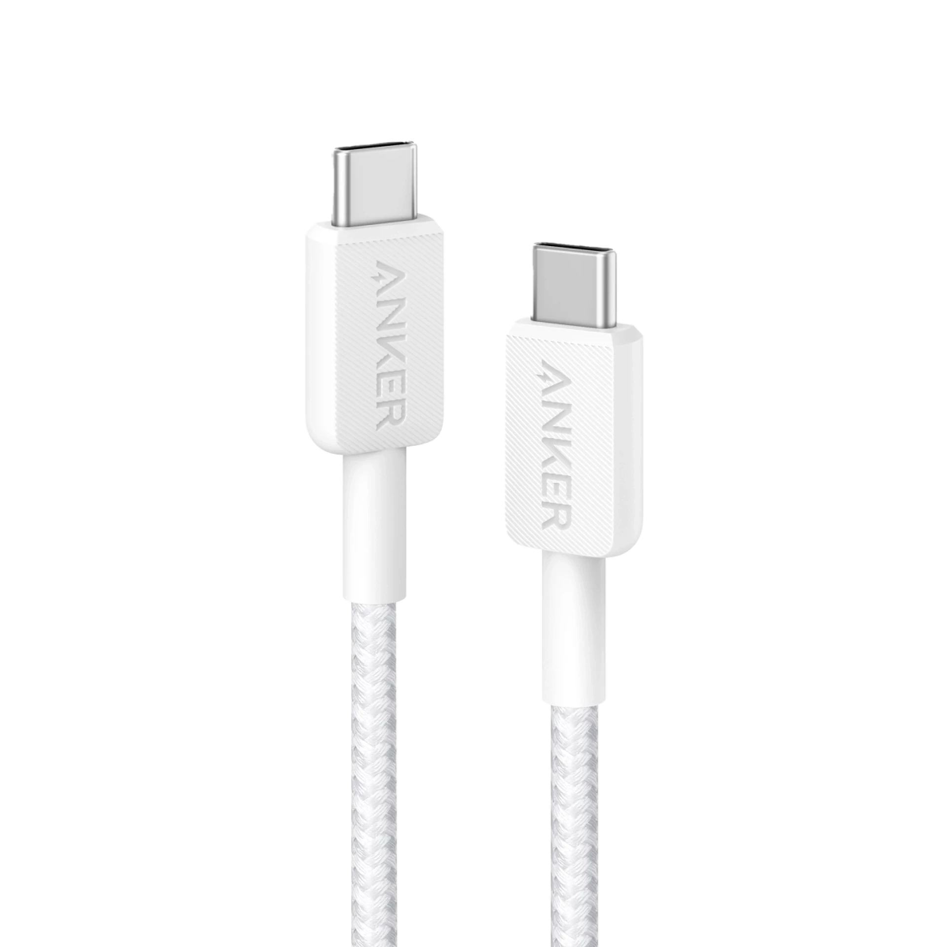 Anker Kabl 322 USB-C na USB-C 60W 480Mbp 0.9m Braided Bela