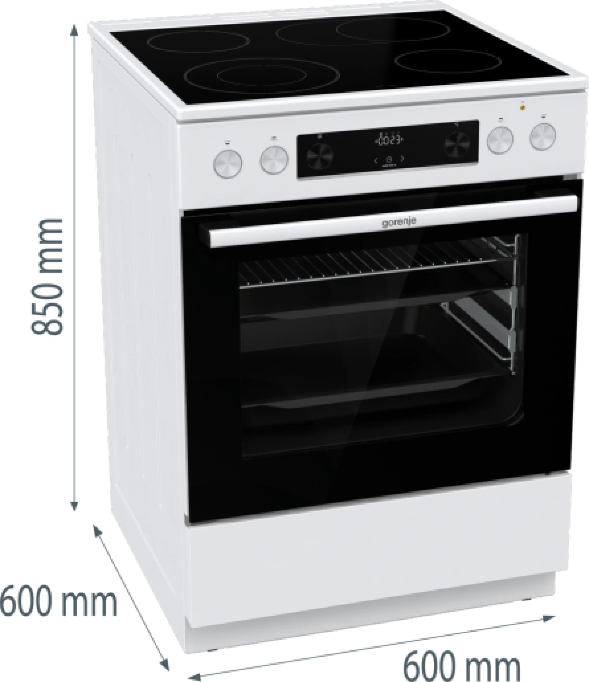 Gorenje Električni šporet GECS6C70WPA