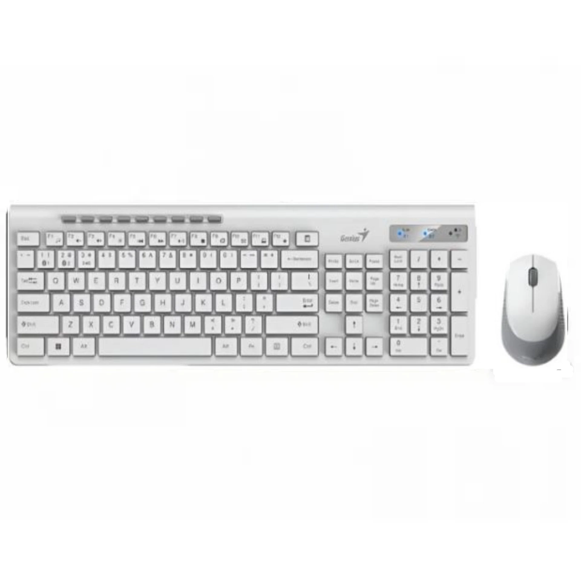 Genius SlimStar 8230 bežični beli komplet tastatura i miš US