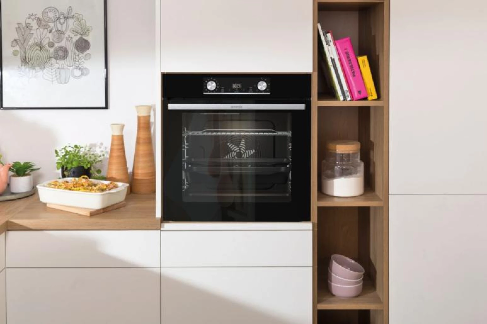 Gorenje Ugradni set BlackSteam BOSX6737EO6BG + ECT43BX