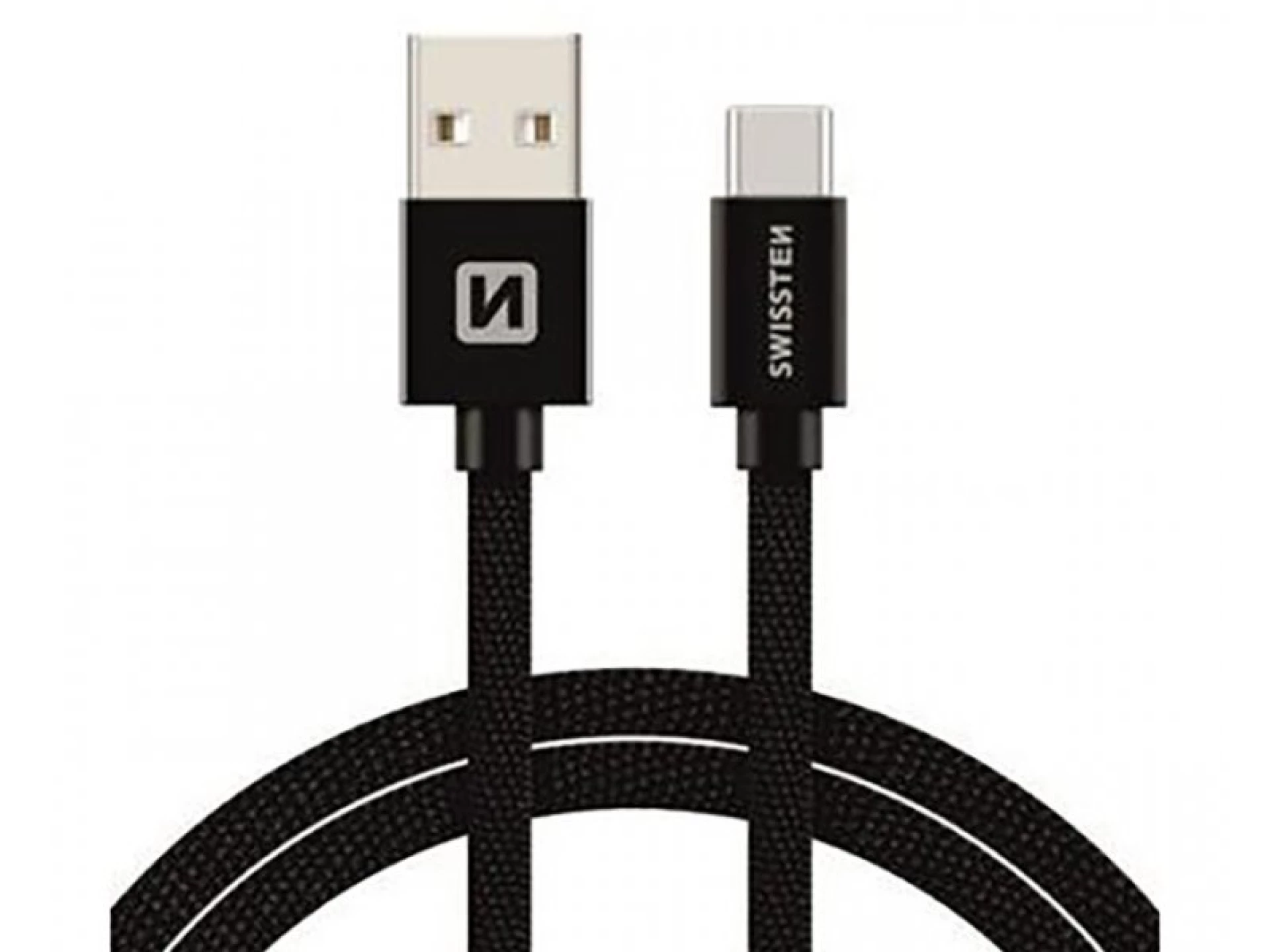 SWISSTEN DATA KABL USB NA TIP C 3M CRNI