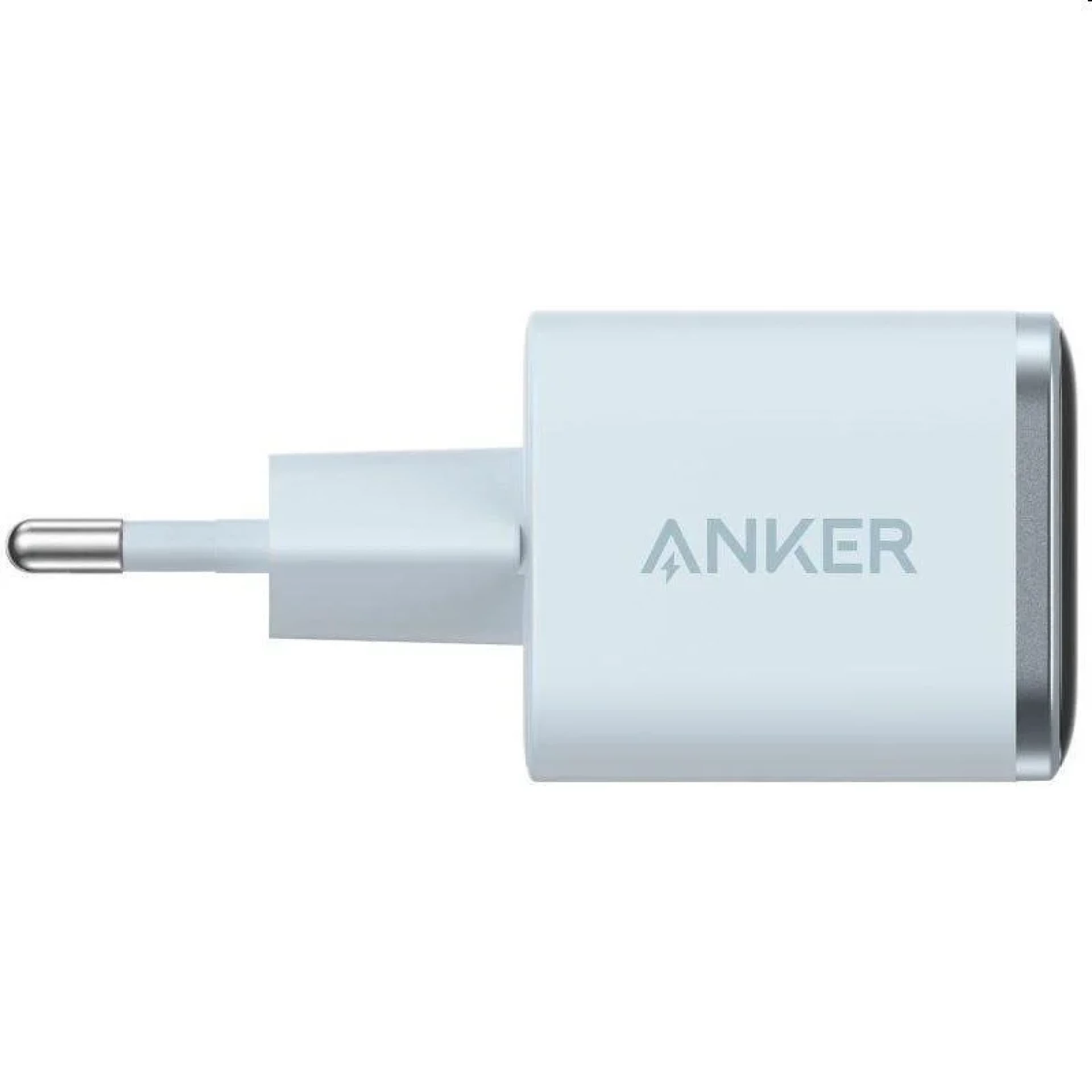 Anker Punjač 45W Nano GaN USB-C Svetloplava Display