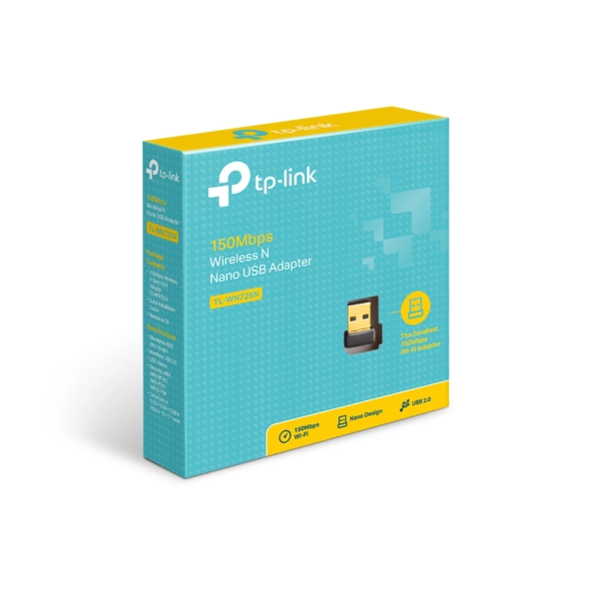 TP LINK TL-WN725N WIRELESS N NANO USB ADAPTER