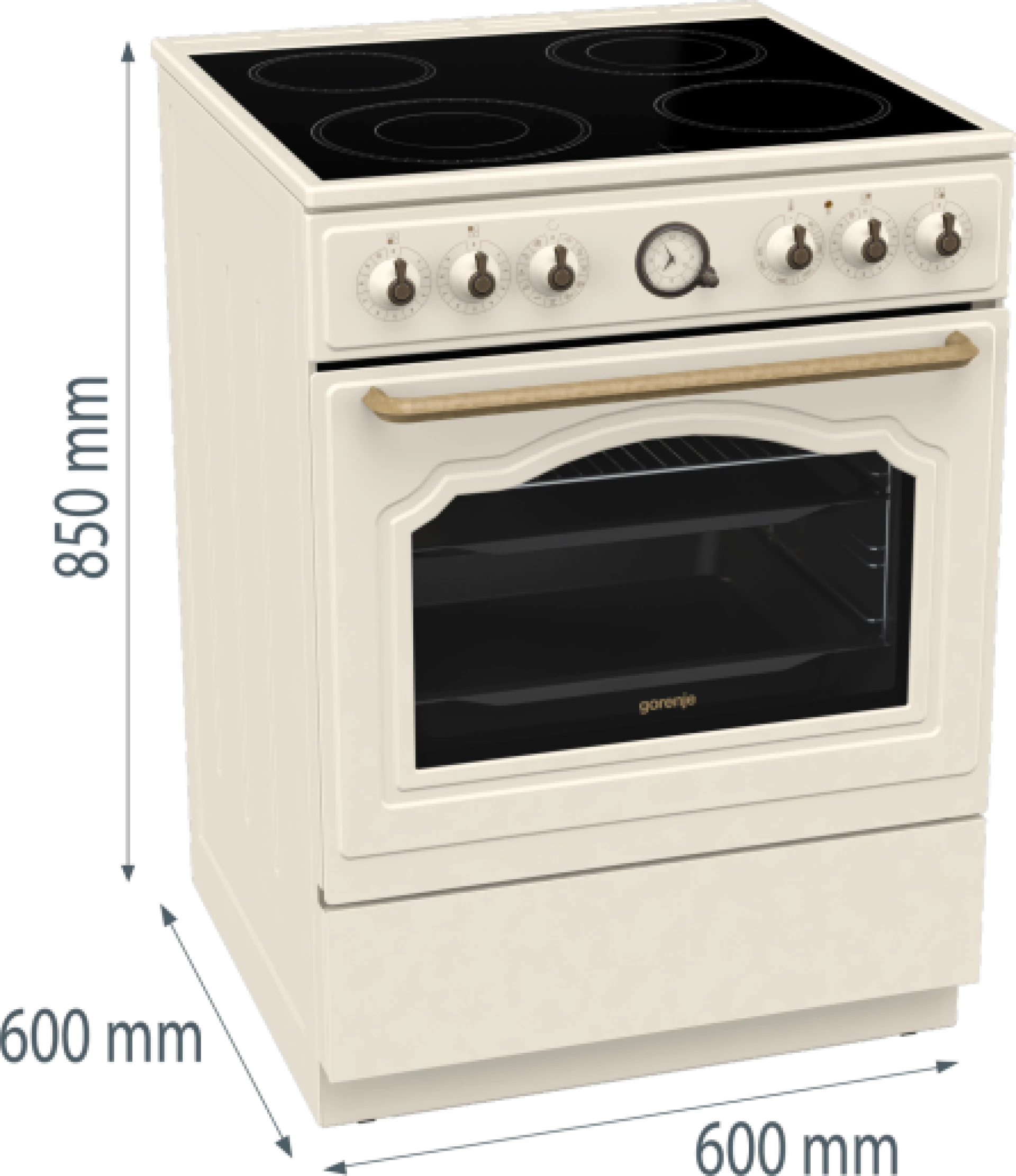Gorenje Električni šporet  GECS6B70CLI