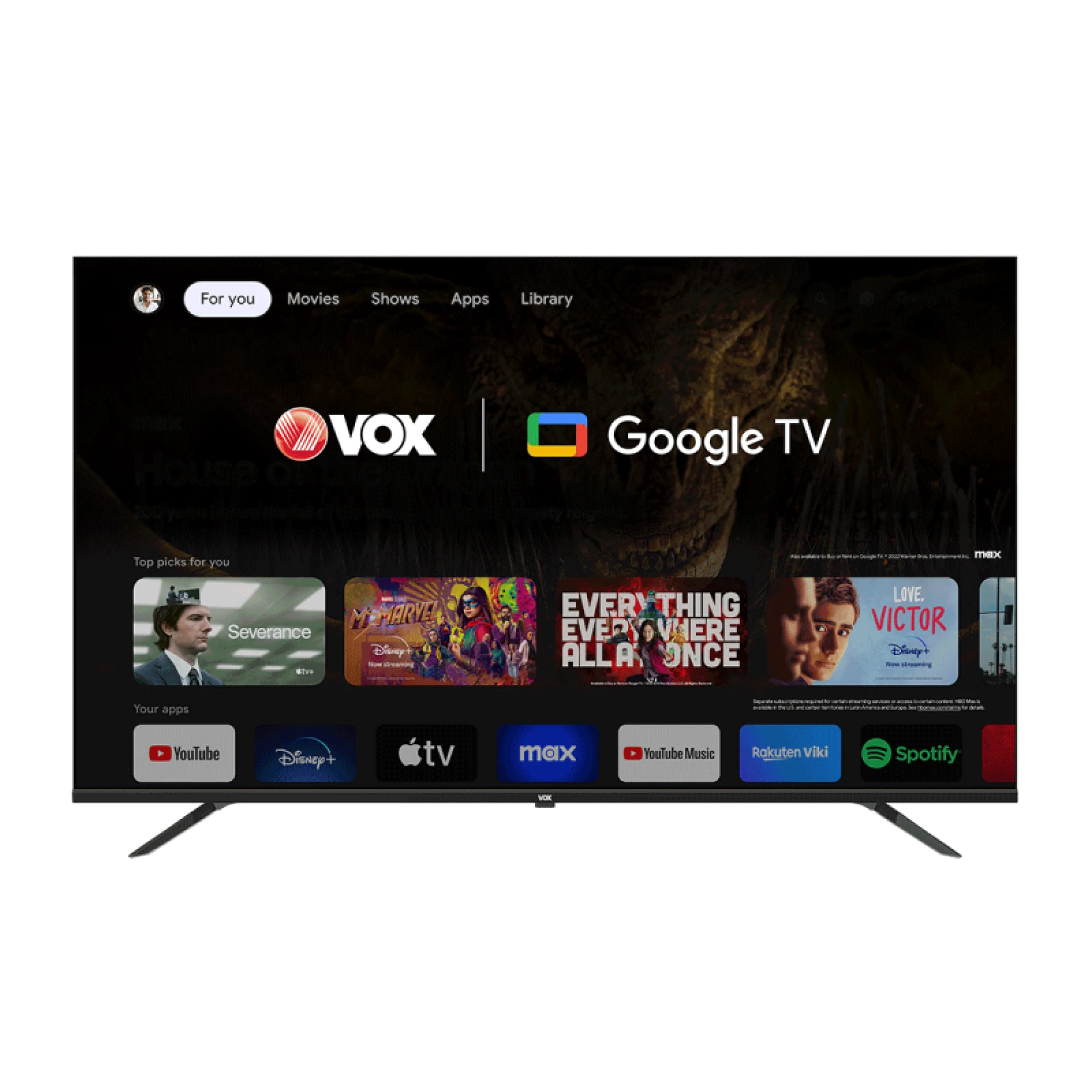 Vox 50GOU205B Smart TV 50" 4K Ultra HD Google TV