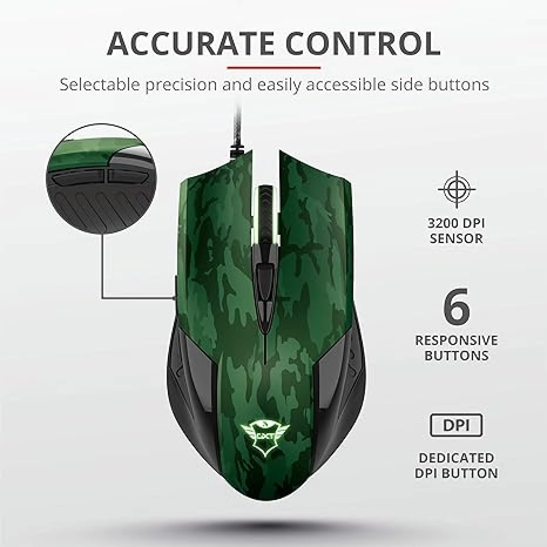 Trust Gaming set miš i podloga GXT 781 Rixa