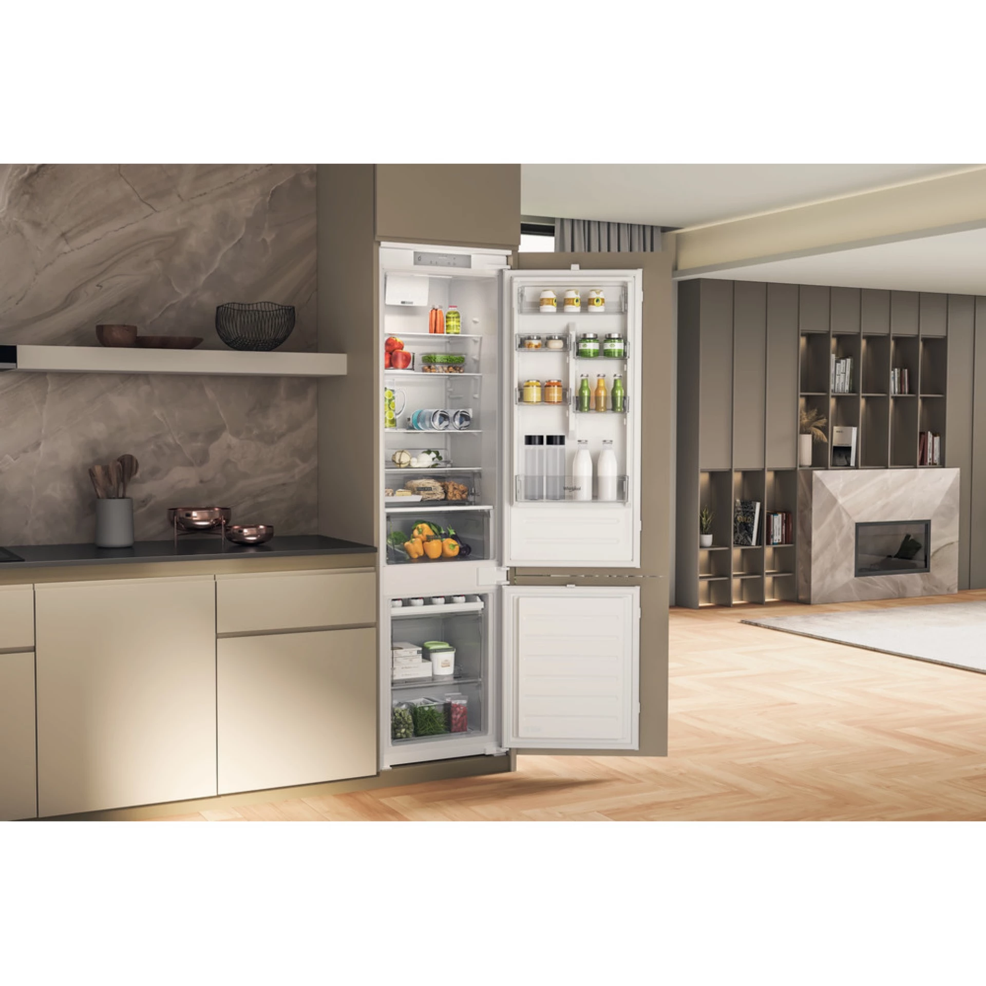 Whirlpool Ugradni kombinovani frižider WNBB20SC22R 