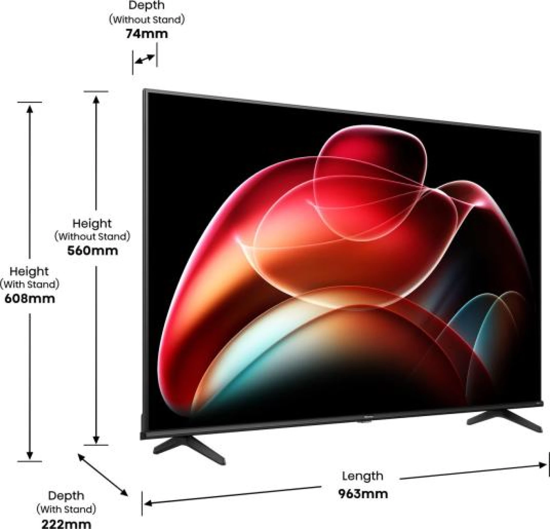 HISENSE SMART TV 43" UHD 43A6K