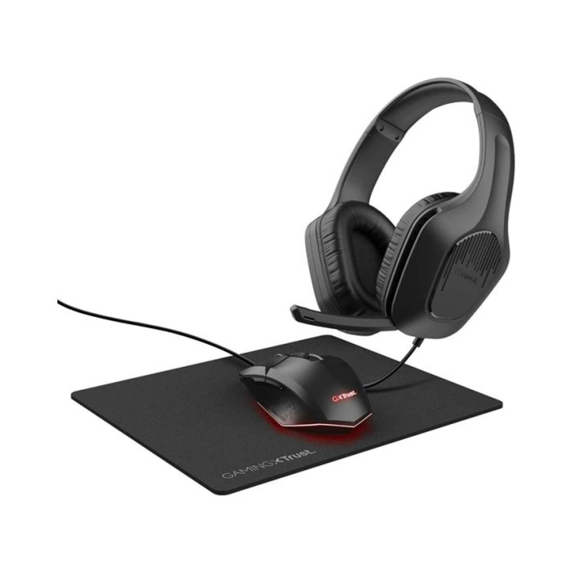 TRUST GXT790 TRIDOX 3-IN-1 GEJMERSKI SET - MIŠ, SLUŠALICE, PODLOGA (25117)