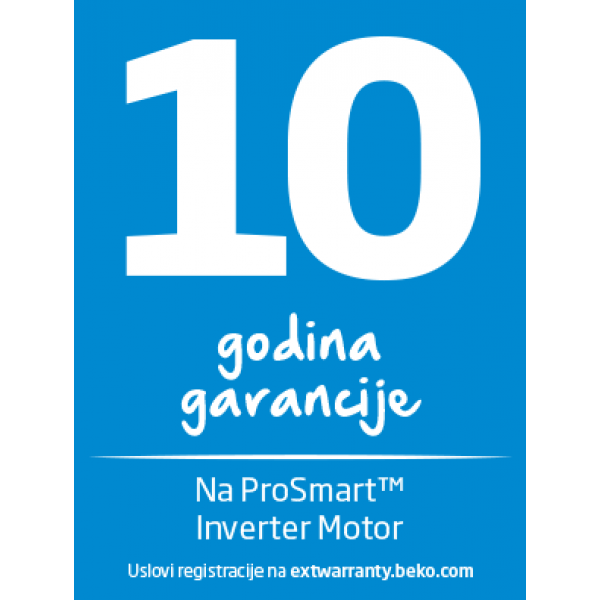 10 godina garancije - Beko Inverter Motor