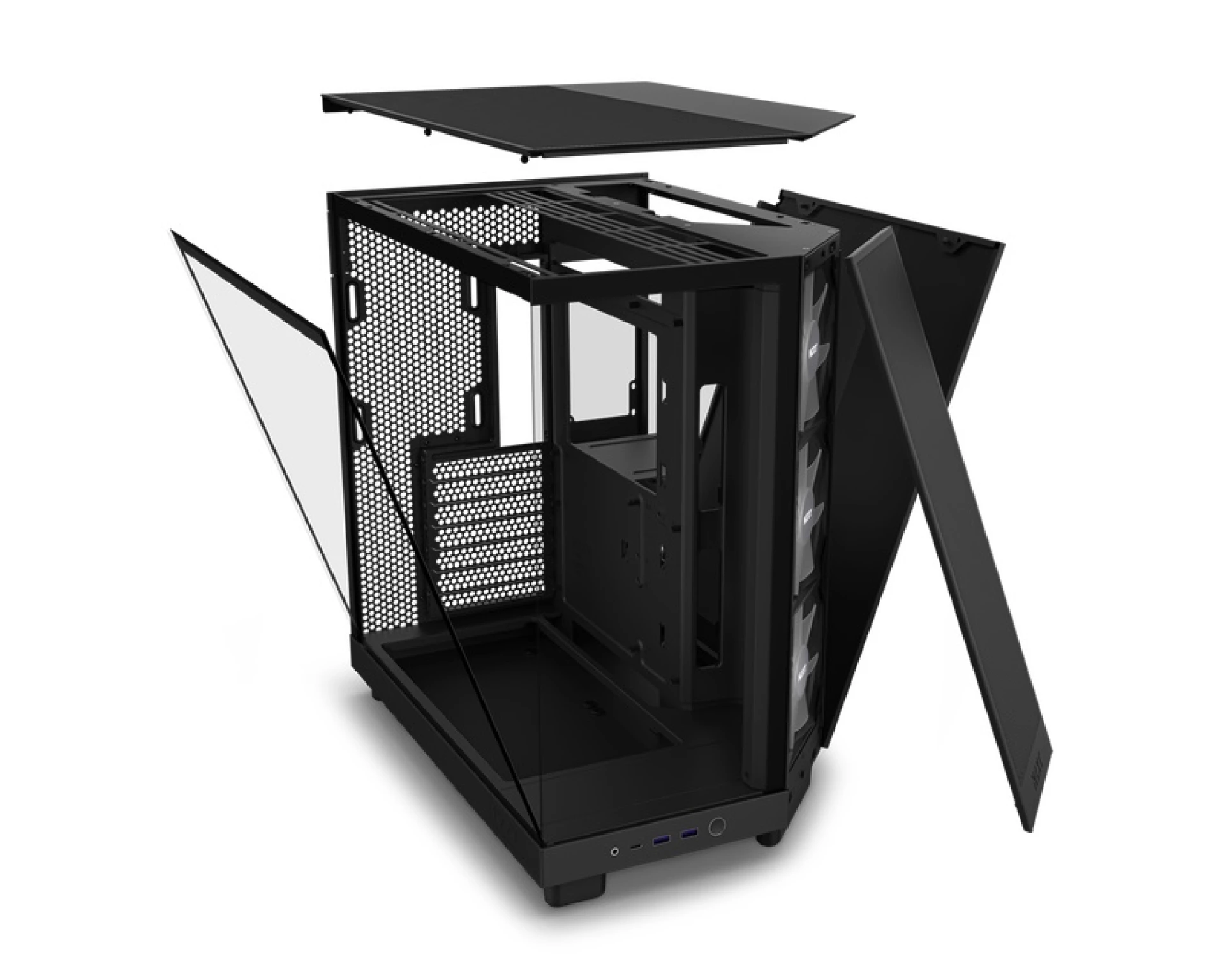 NZXT H6 Flow RGB gejmersko kućište crno