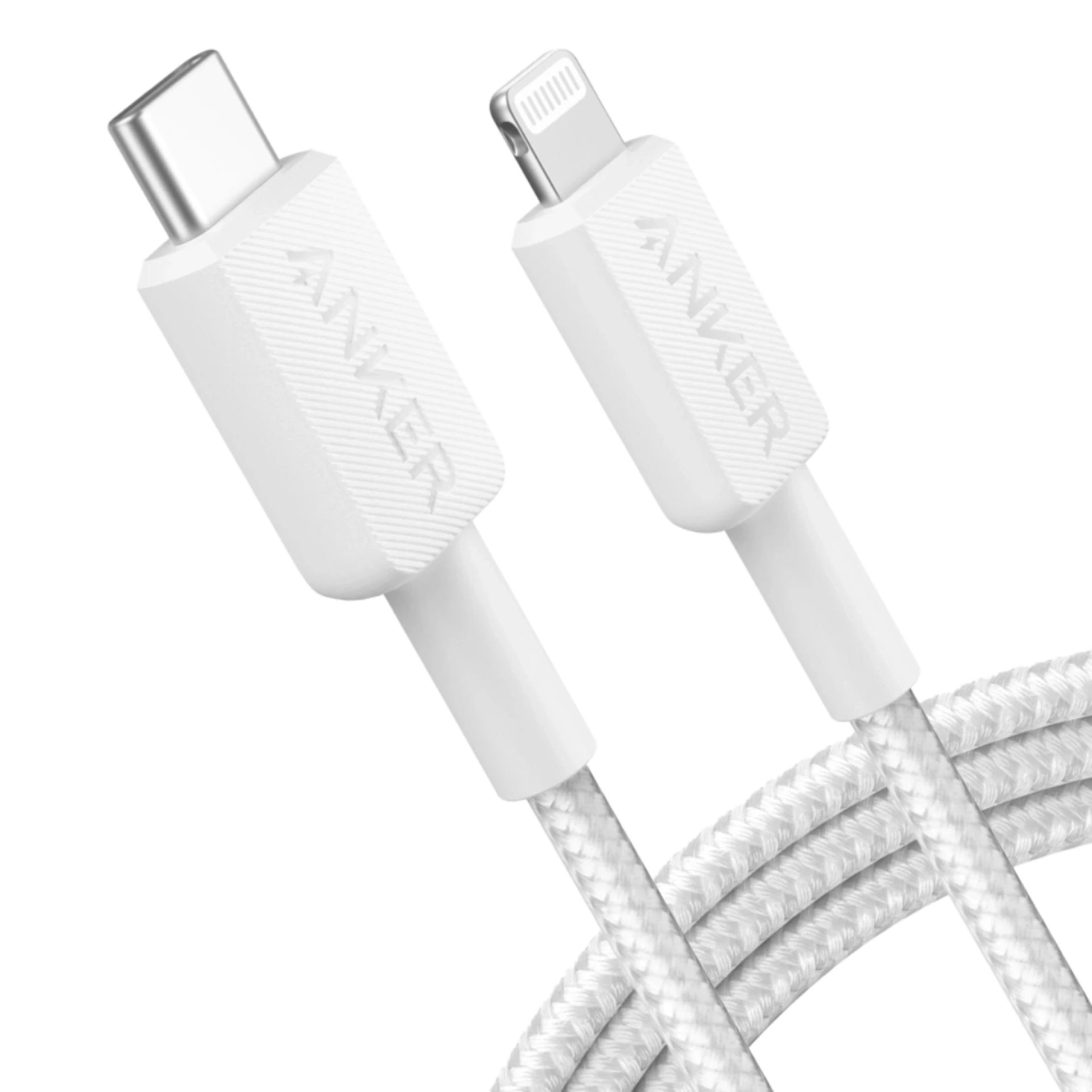 Anker Kabl 322 USB-C na Lightning 30W 480Mbp 1.8m Braided Bela