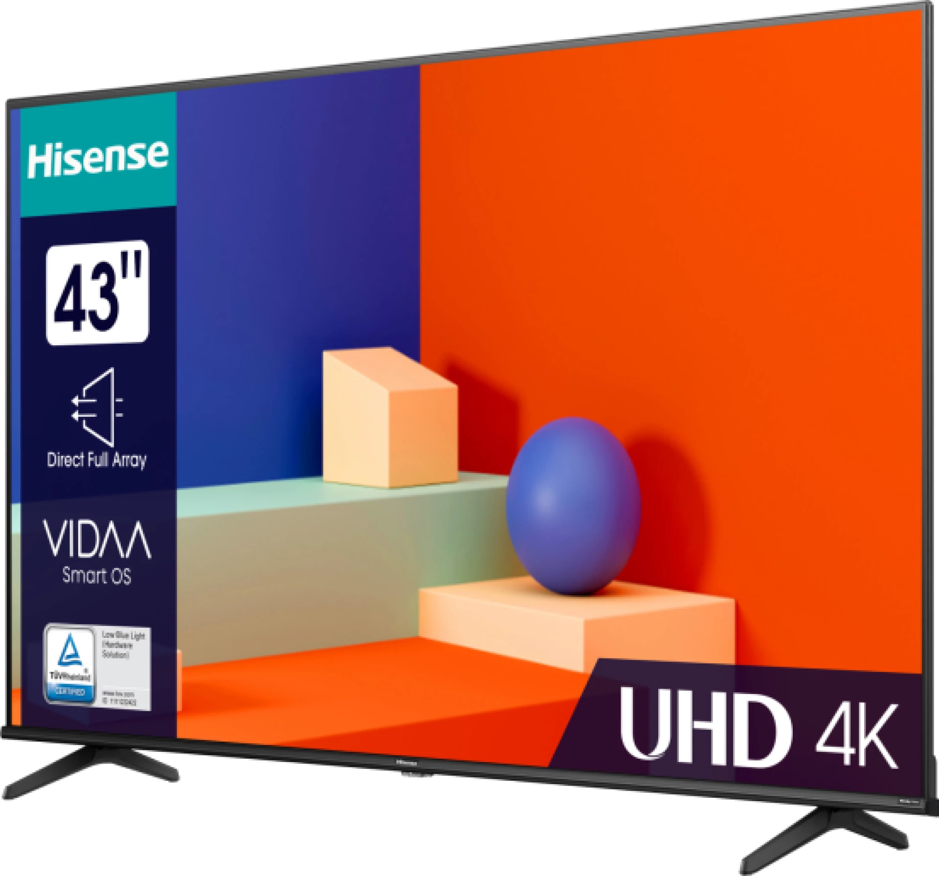 HISENSE SMART TV 43" UHD 43A6K