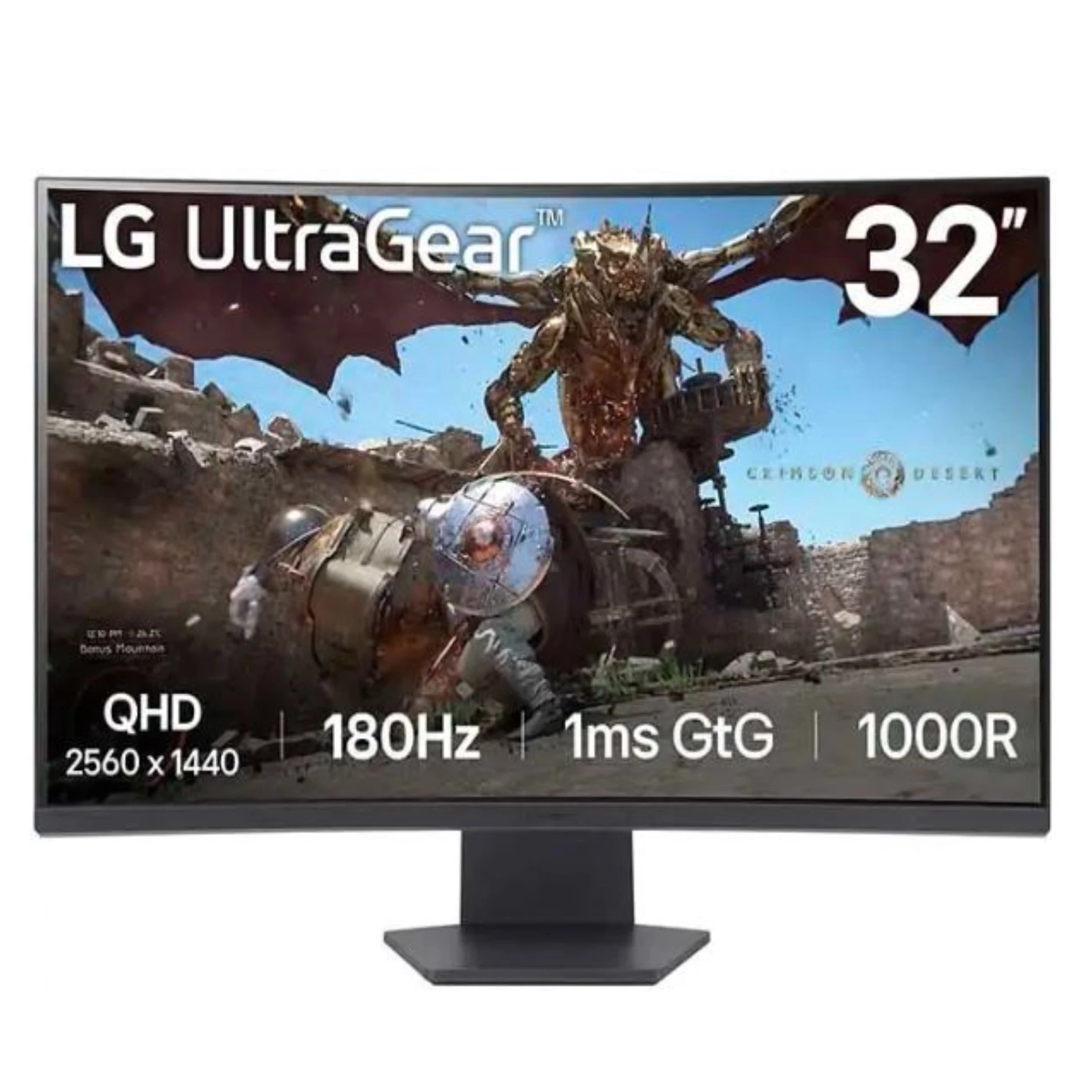 LG Gaming zakrivljeni monitor UltraGear 32GS60QC-B 32" VA