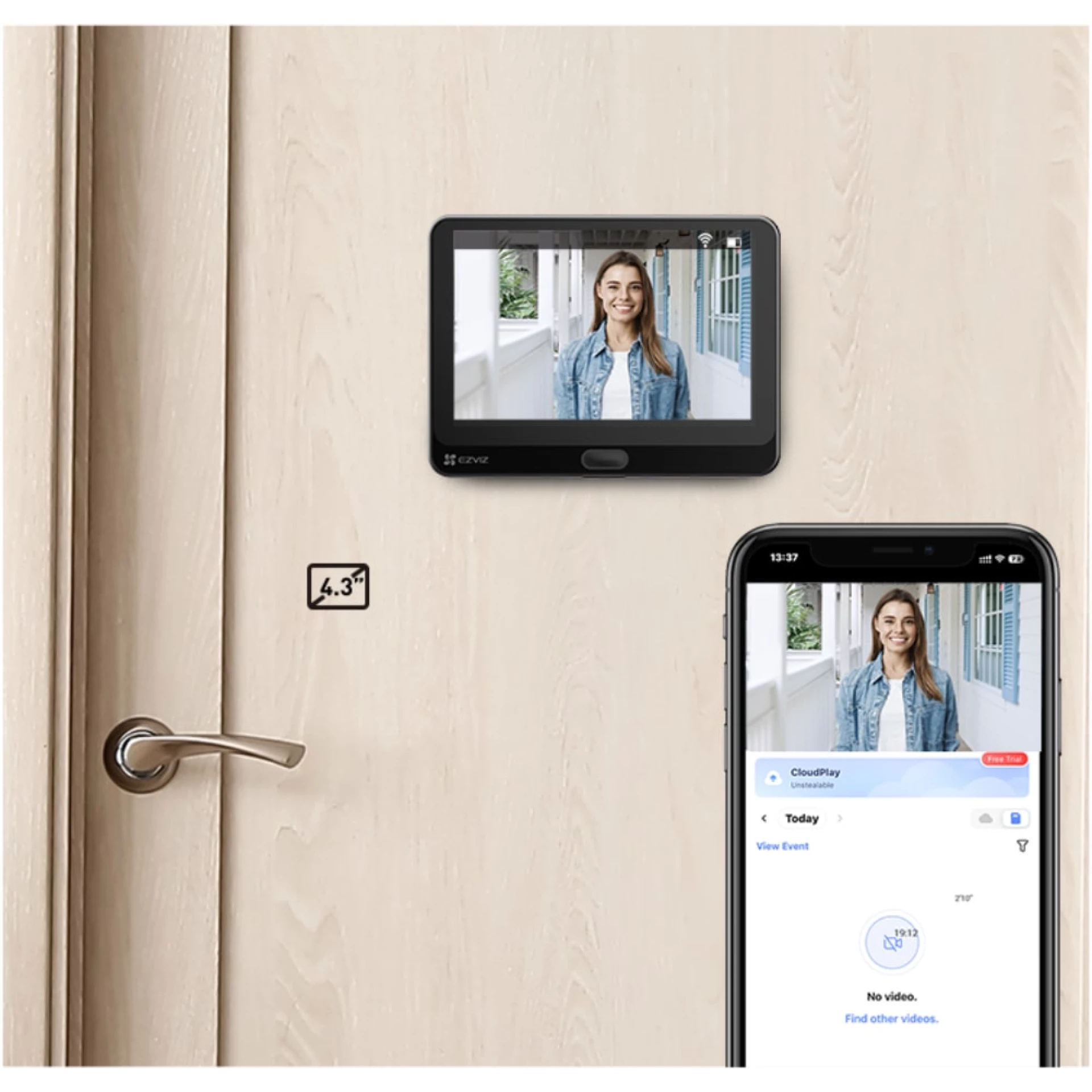 EZVIZ KAMERA HP4 (CS-HP4) ŠPIJUNKA 