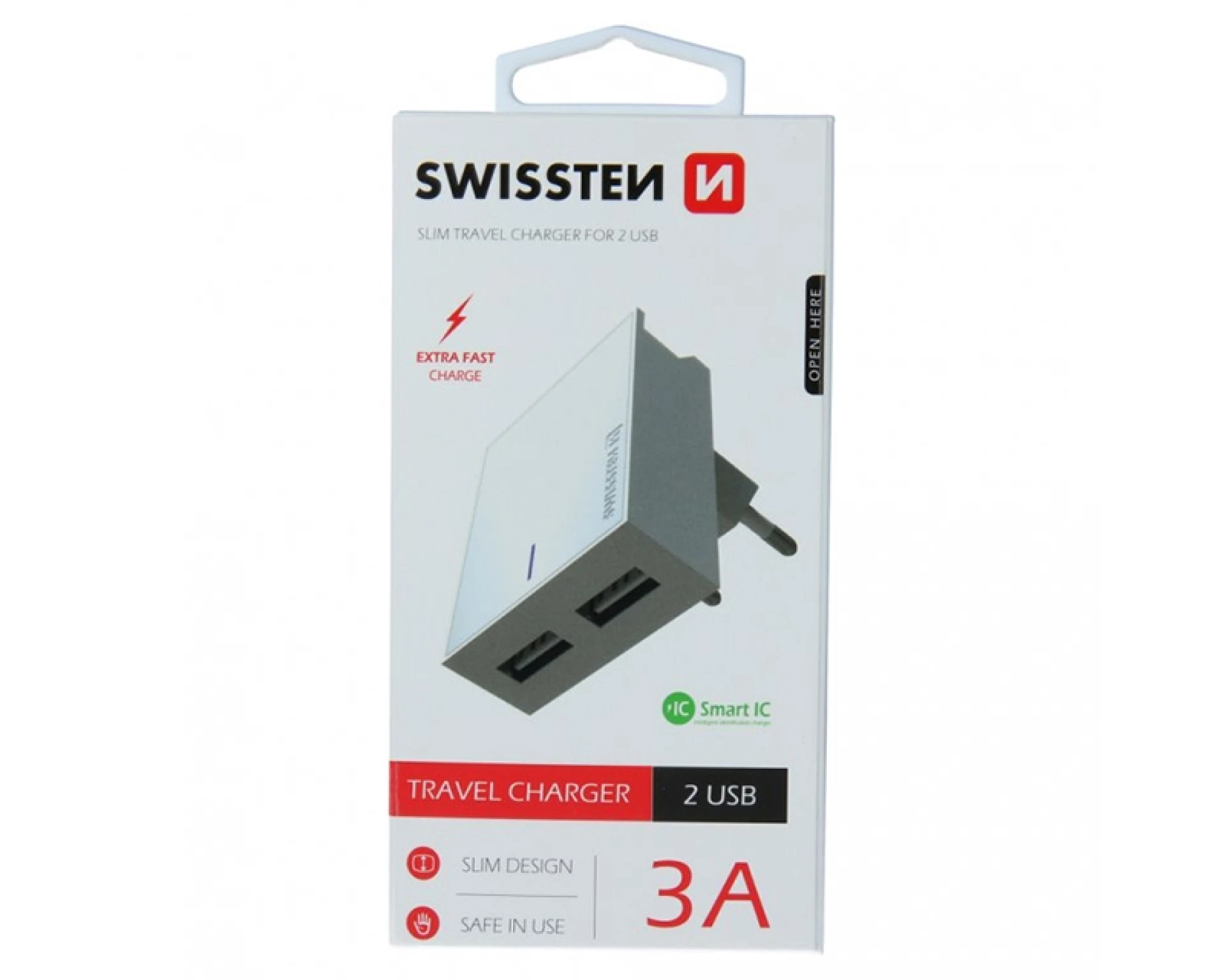 Swissten Brzi punjač 3 A