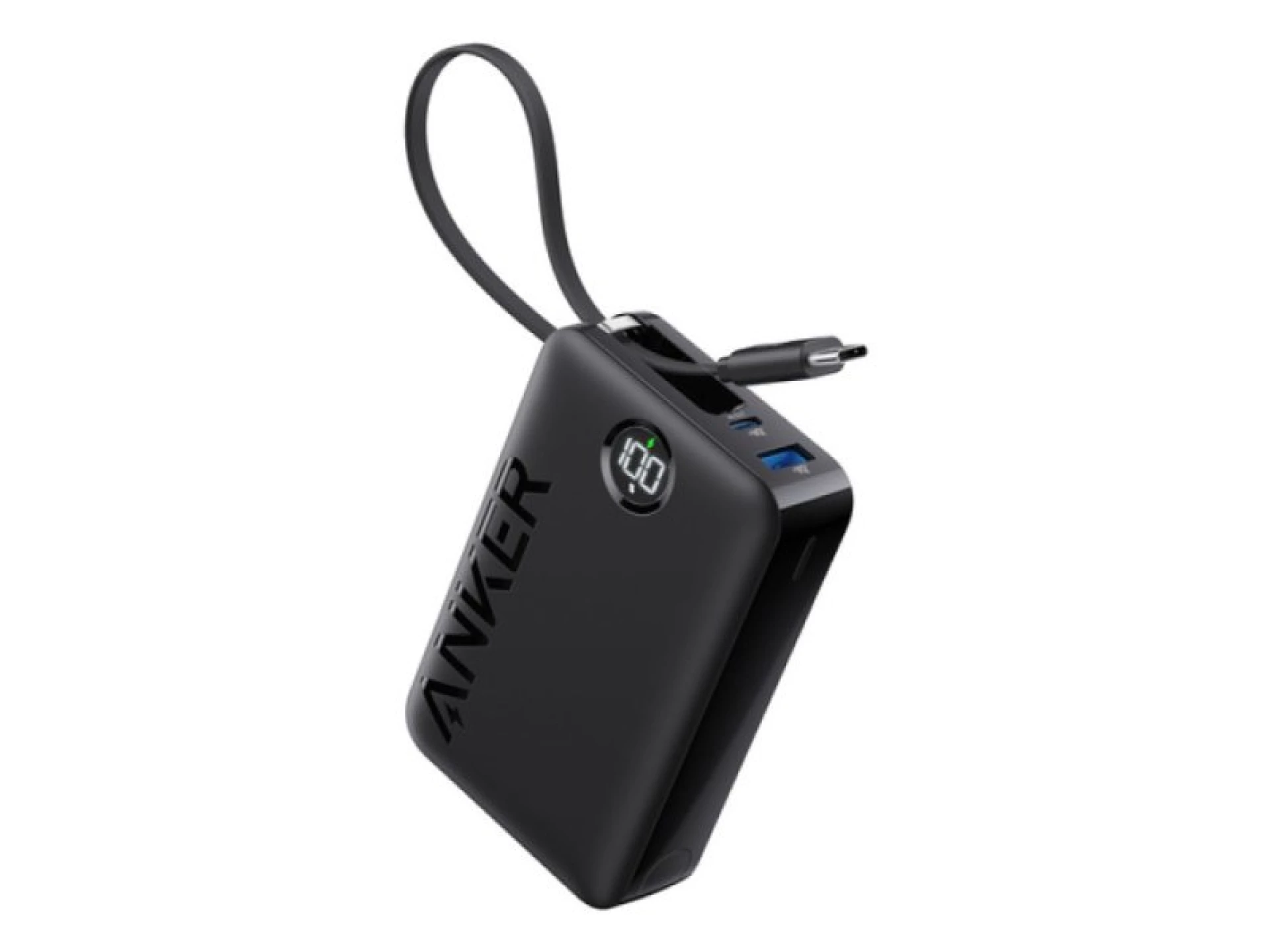 Anker Power Bank 335 20.000 mAh 22.5W Built-In USB-C Crna