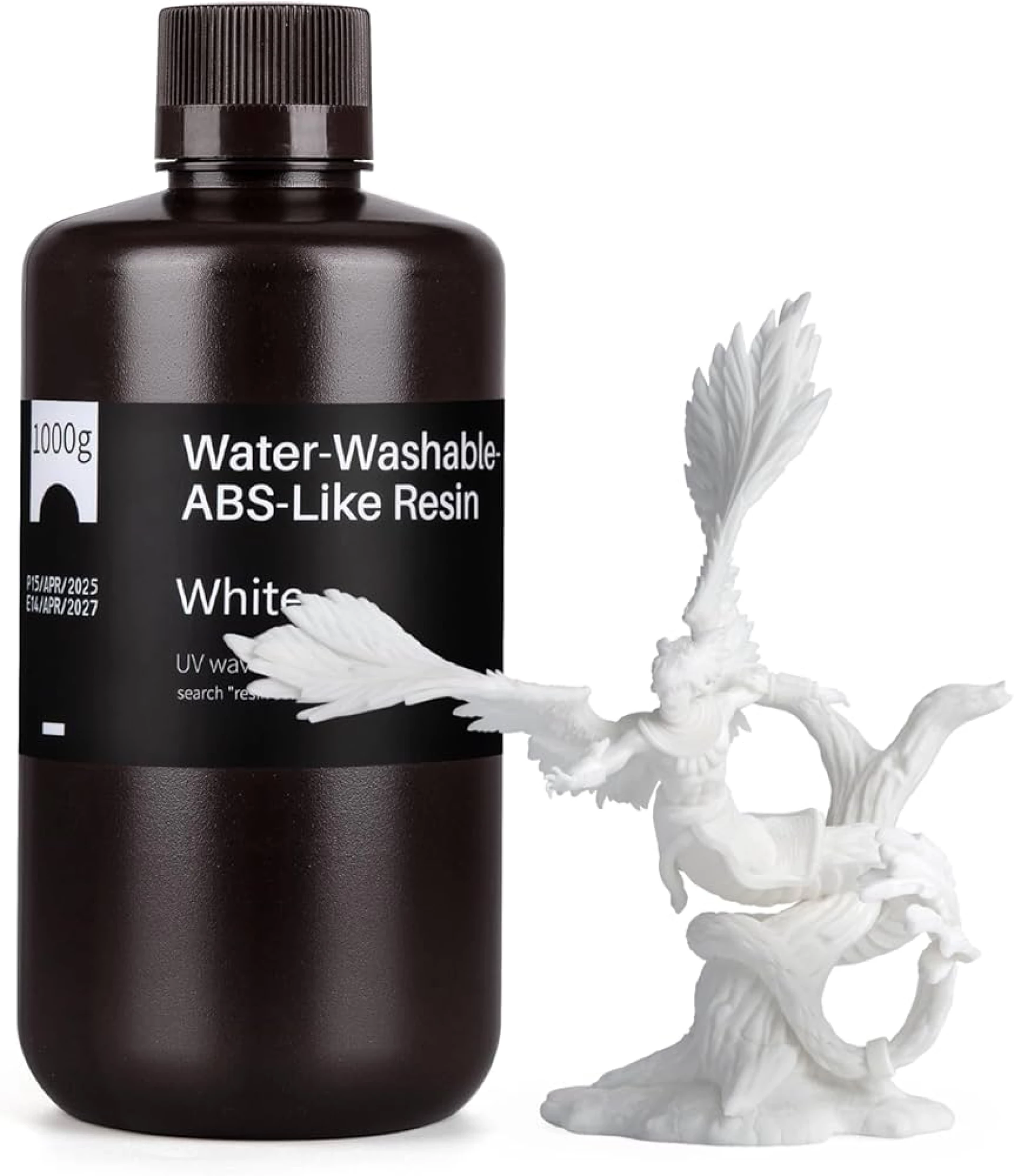 Elegoo Water Washable bela smola za 3D štampač 1kg
