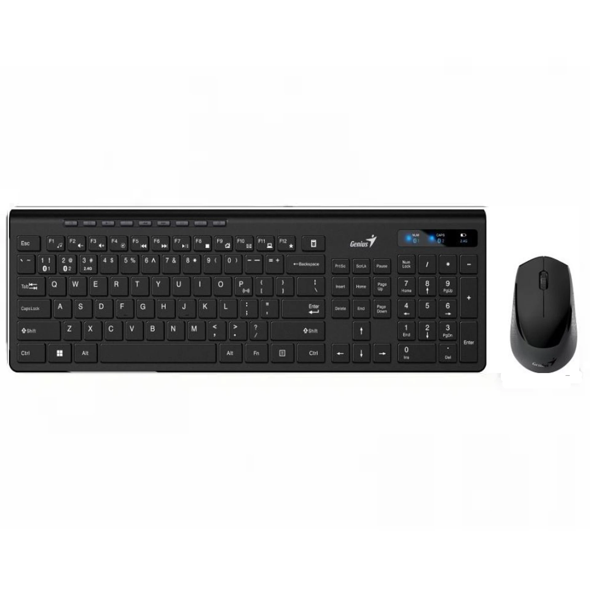 Genius SlimStar 8230 2u1 bežični crni komplet tastatura i miš US