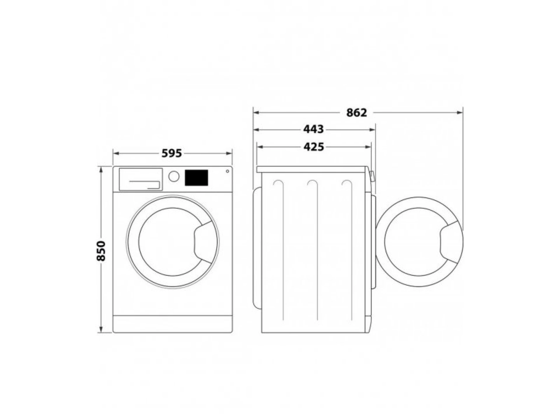 Indesit Mašina za pranje veša MTWSE 61294 WK EE