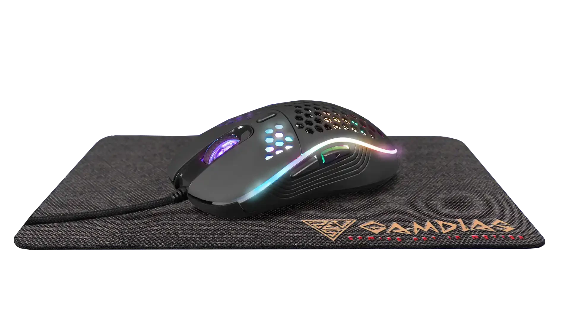 Gamdias Zeus M4 Gejmerski miš 12800 DPI+podloga