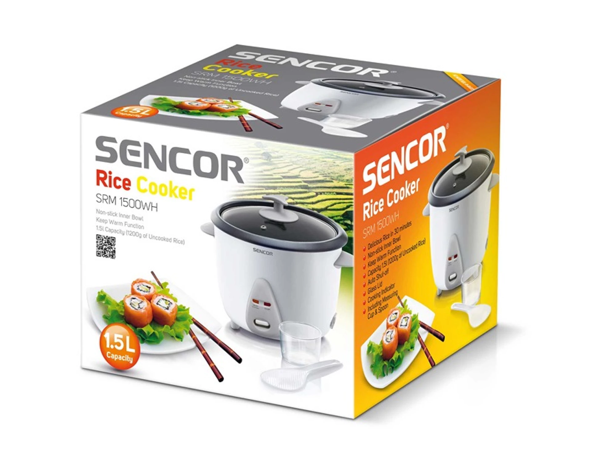 Sencor Aparat za kuvanje pirinča SRM 1500WH