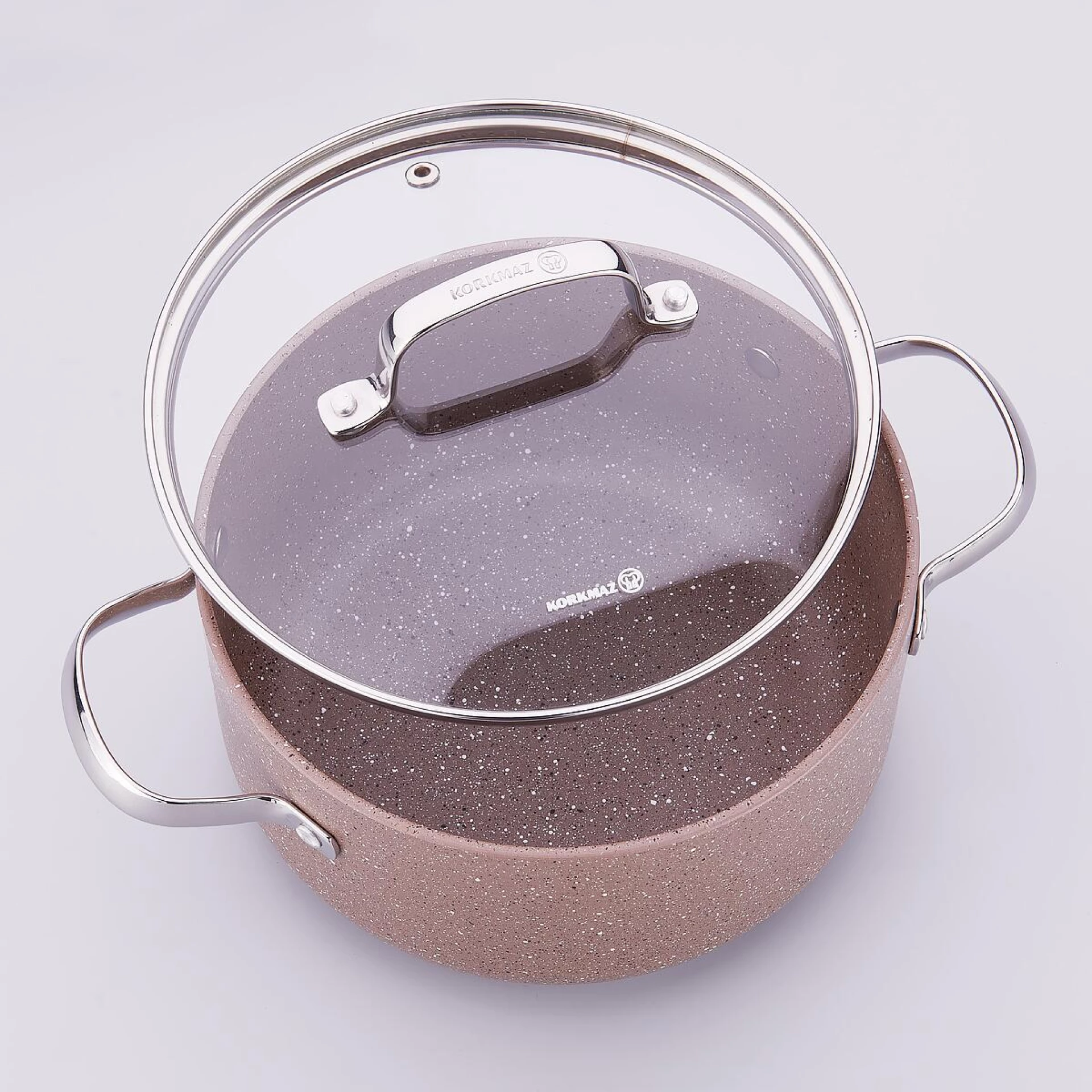 KORKMAZ SET POSUĐA INOX OD 7 DELOVA BROWNI(A2900)