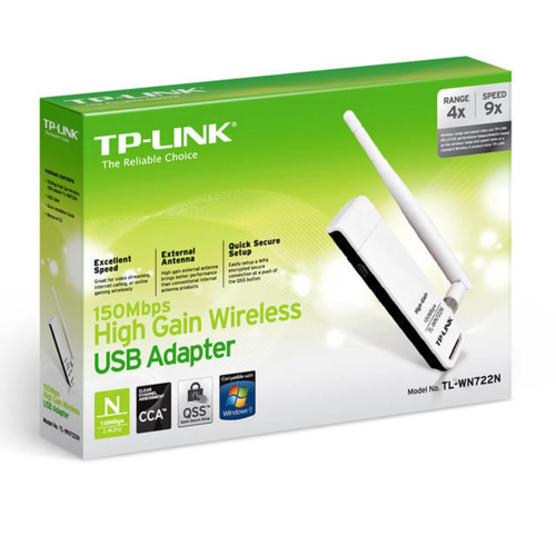 TP-LINK BEŽIČNI USB ADAPTER TL-WN722N