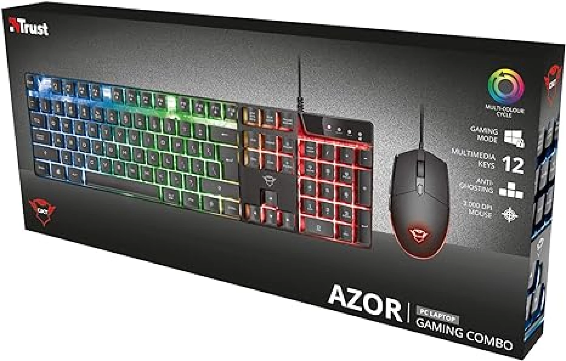 Trsut Gejmerski komplet tastatura+miš GXT 838Azor Combo