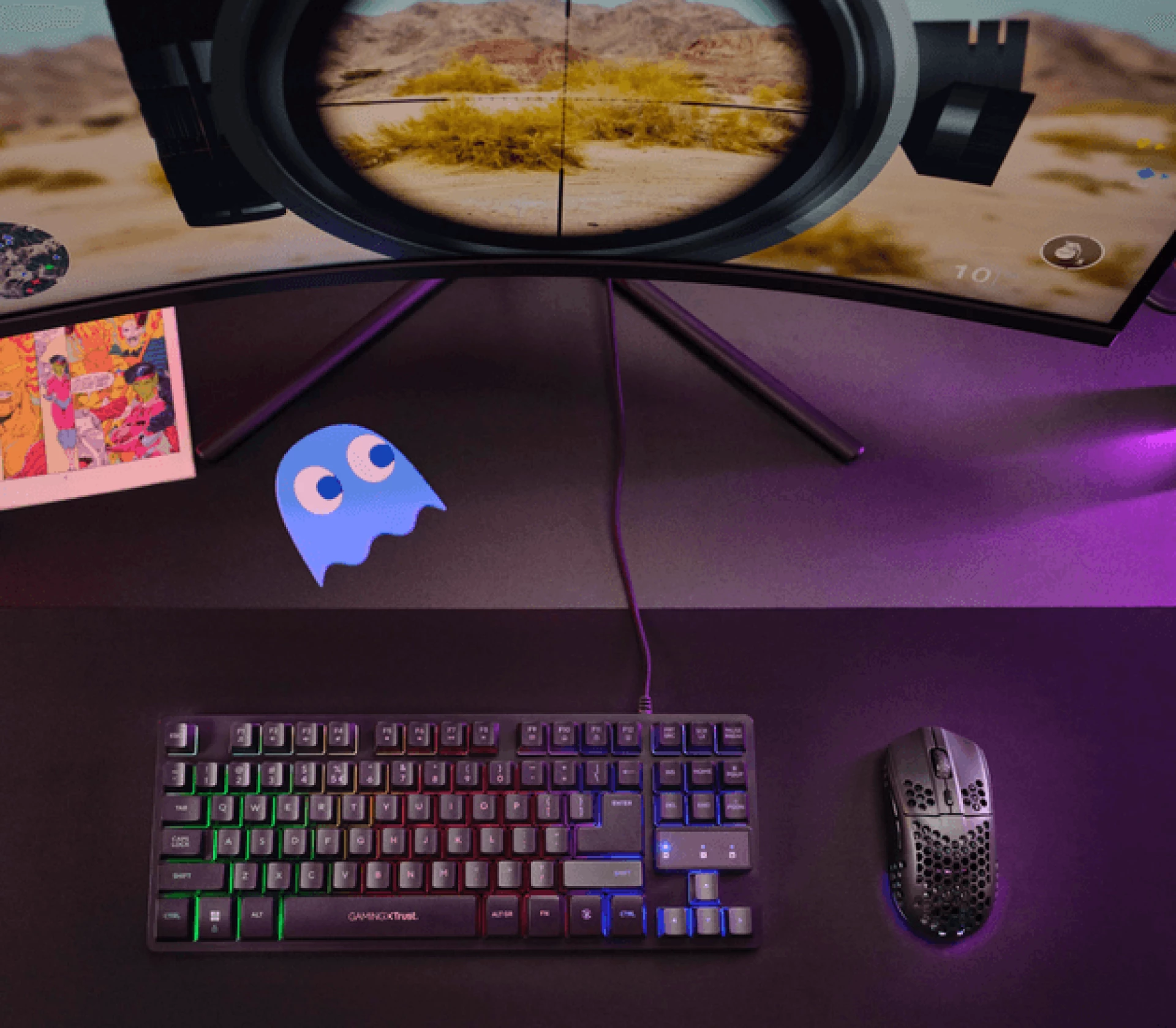 Trust Gejmerski miš bežični  GXT929 HELOX Lightweight