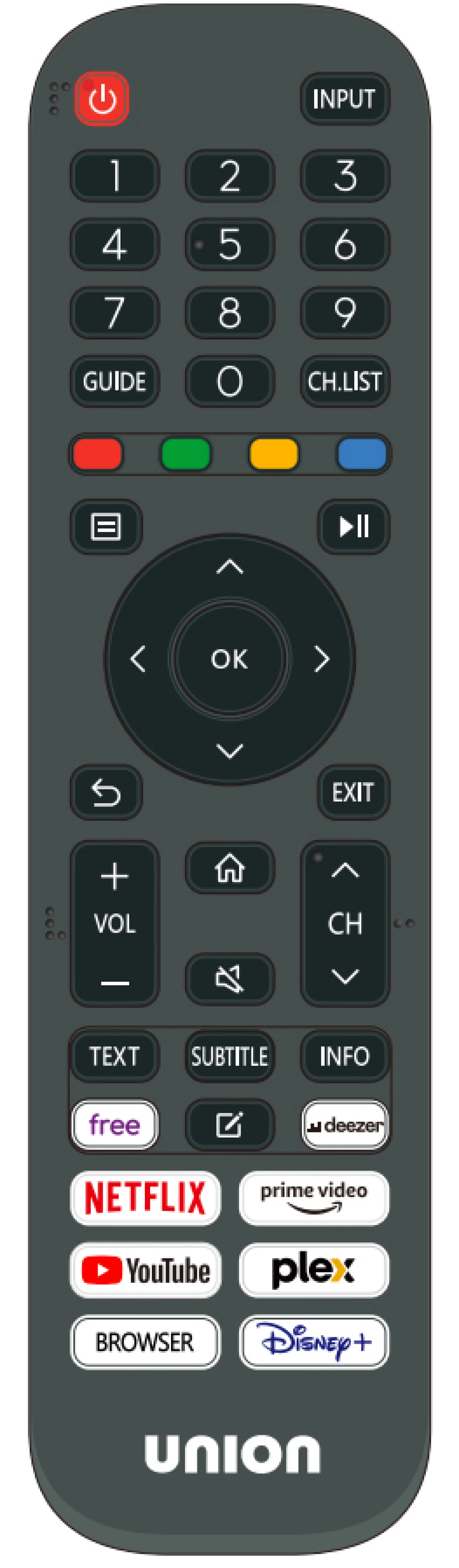 Union U70.43HU04.FHD Smart TV 43" Full HD DVB-T2 VIDAA