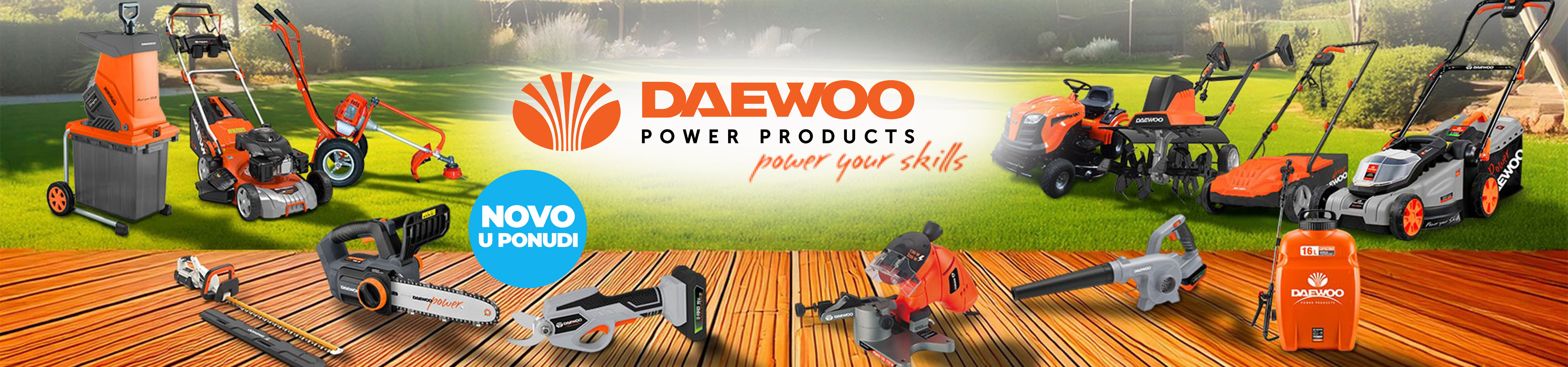 Uskoro - Daewoo Power Products!