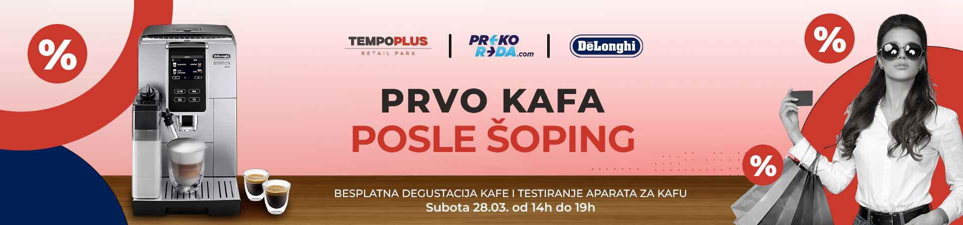 Prvo kafa, posle šoping! Preko Reda Kraljevo